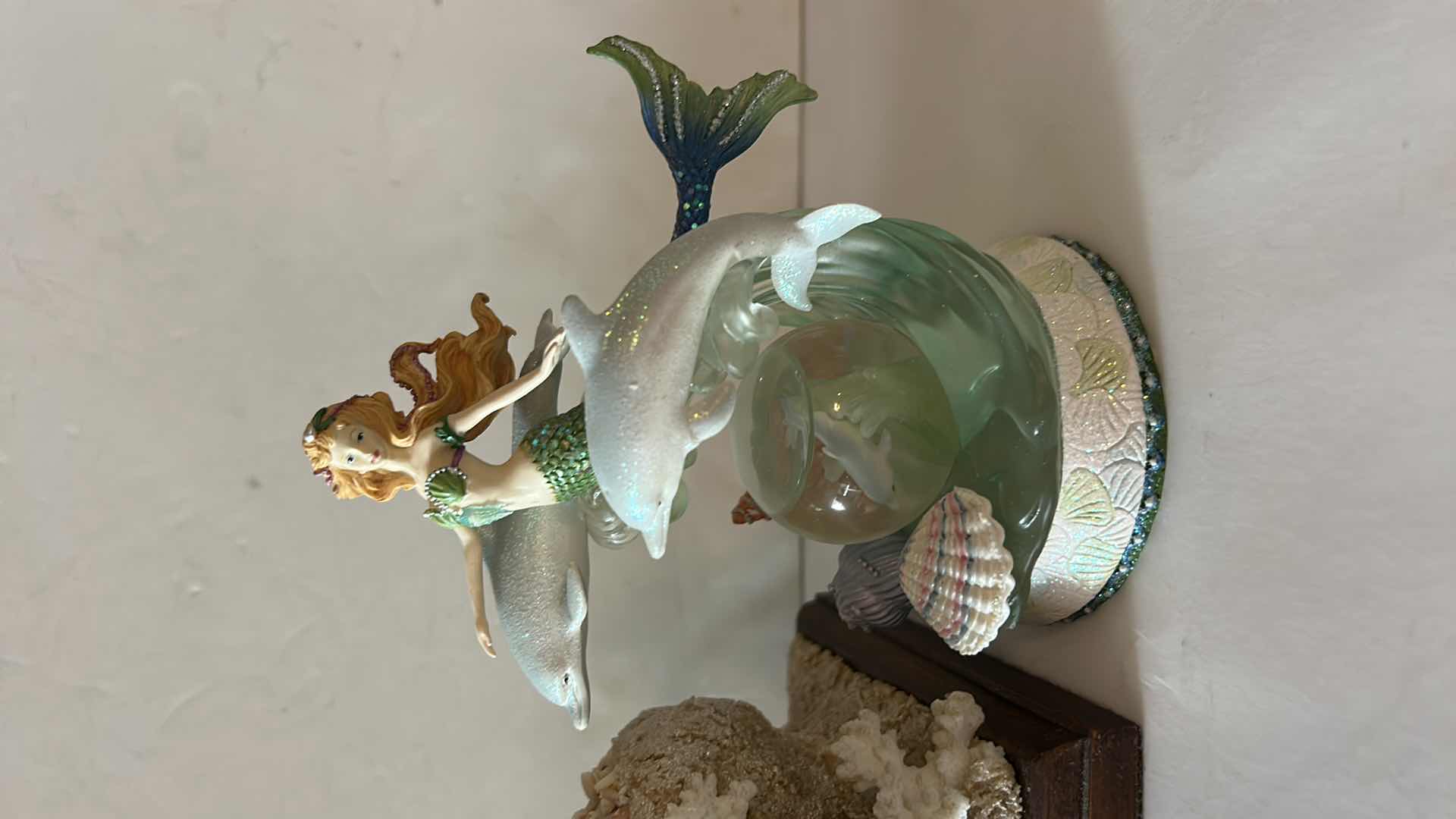 Photo 1 of 2 PC MERMAID DECOR FIGURINES (TALLEST H10”)