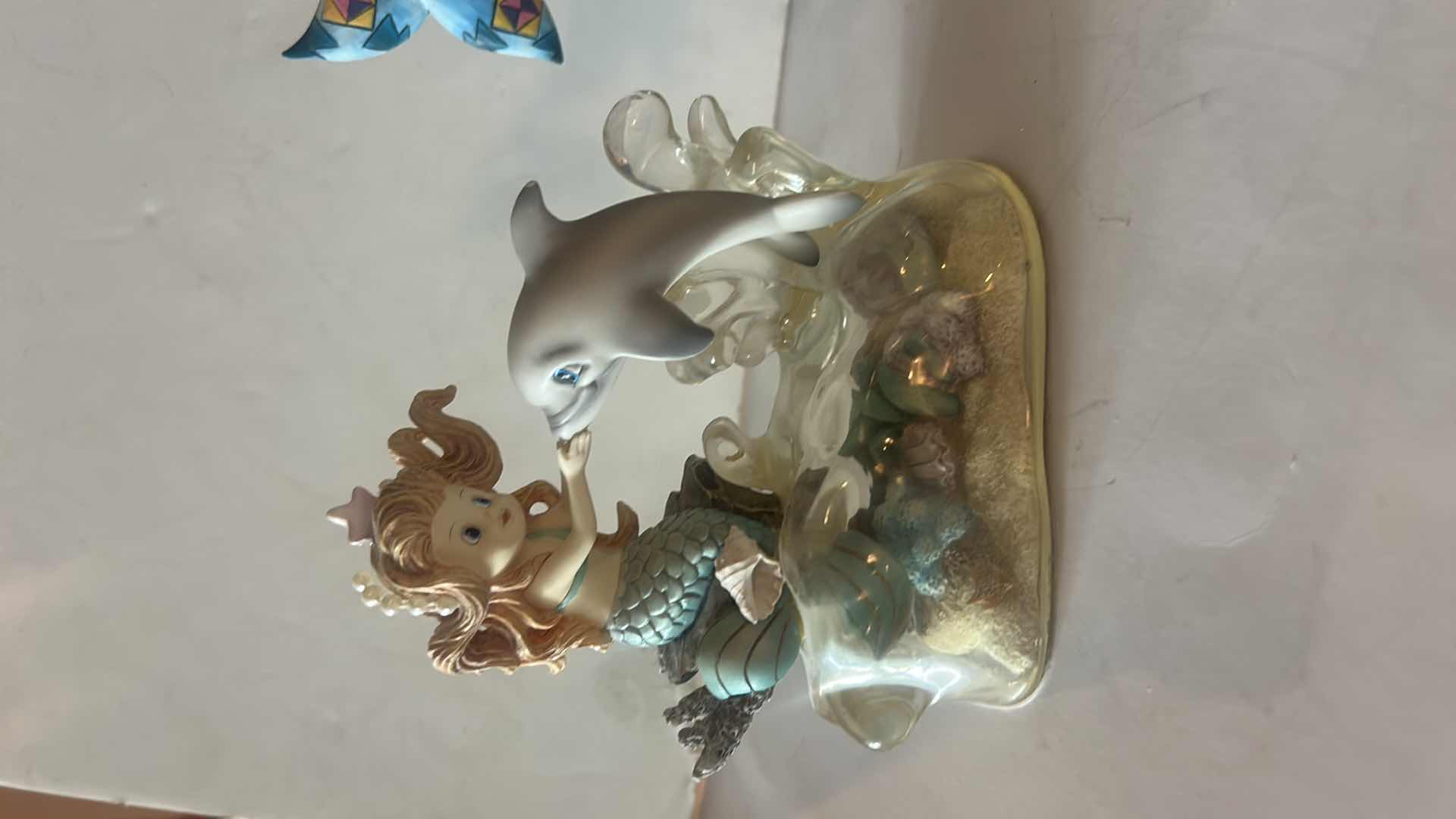Photo 1 of 3 PC MERMAID DECOR - JIM SHORE & NUMBERED UNDER THE SEA FIGURINES