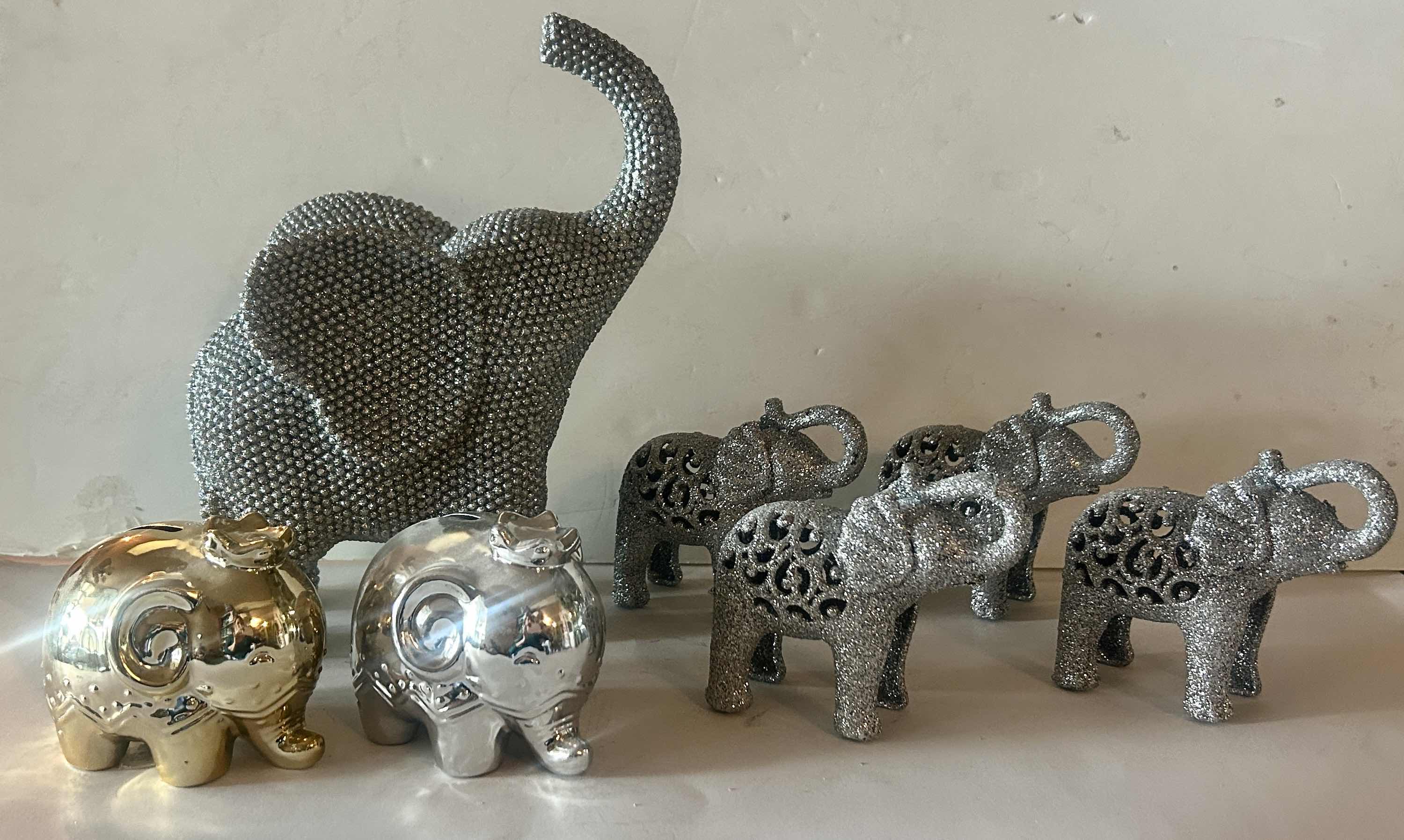 Photo 1 of 7 ELEPHANT FIGURINES