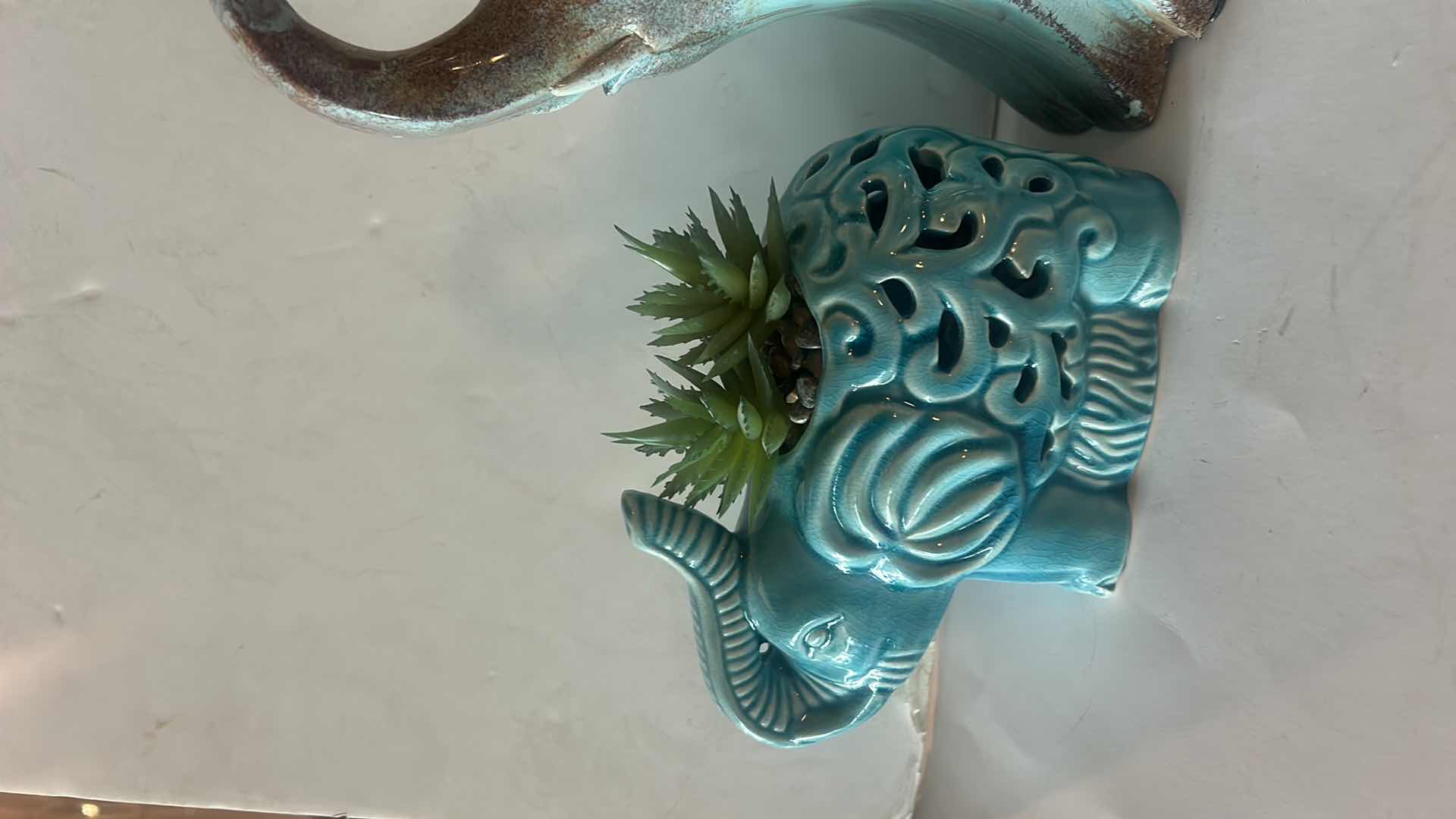 Photo 1 of 3 PC - ELEPHANT DECOR, TALLEST 9.25“