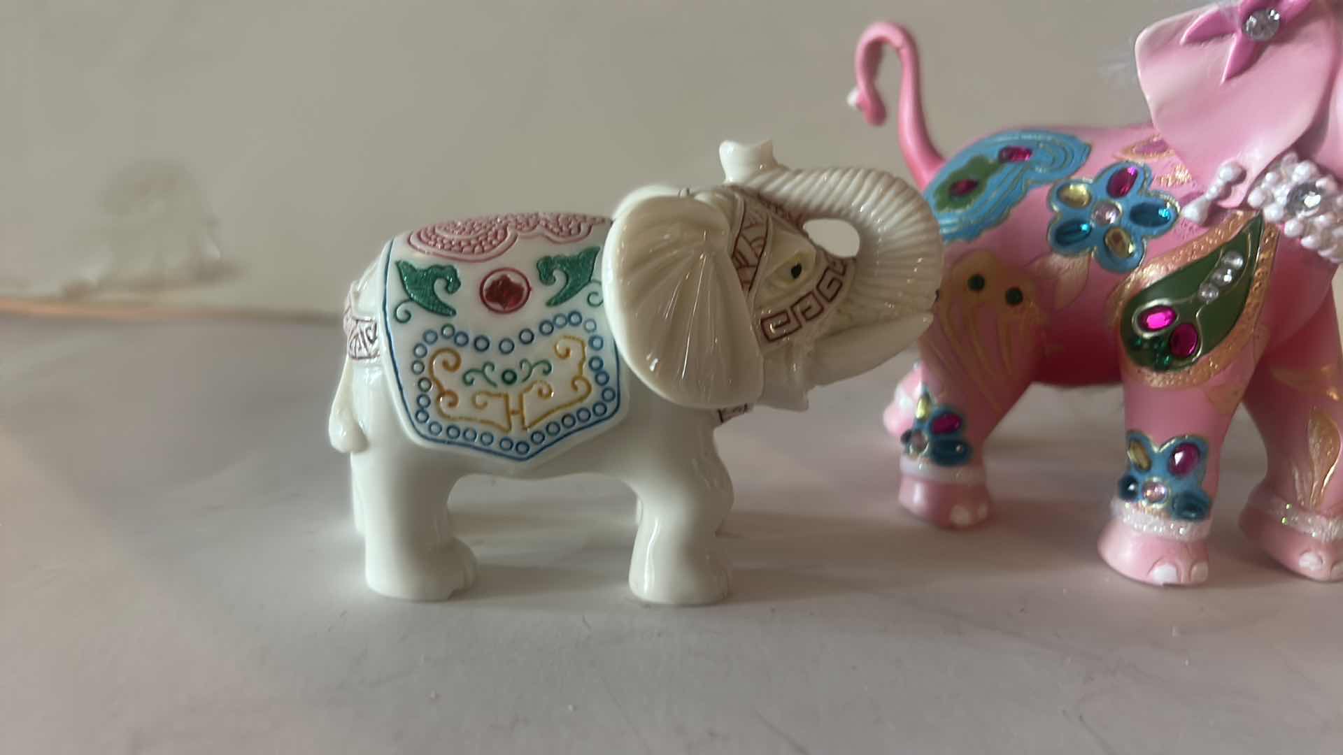 Photo 1 of 4 - MINI ELEPHANT FIGURINES ( TALLEST H4”)