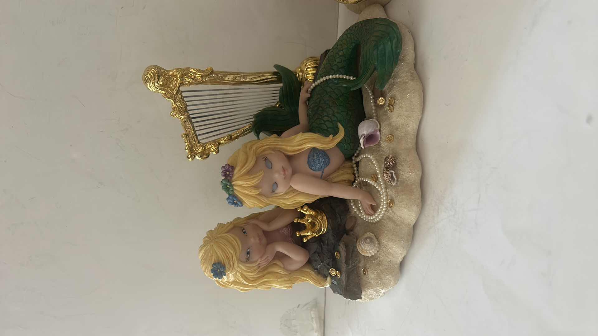 Photo 1 of 2- NUMBERED VINTAGE MYSTICAL MERMAIDS FIGURINES