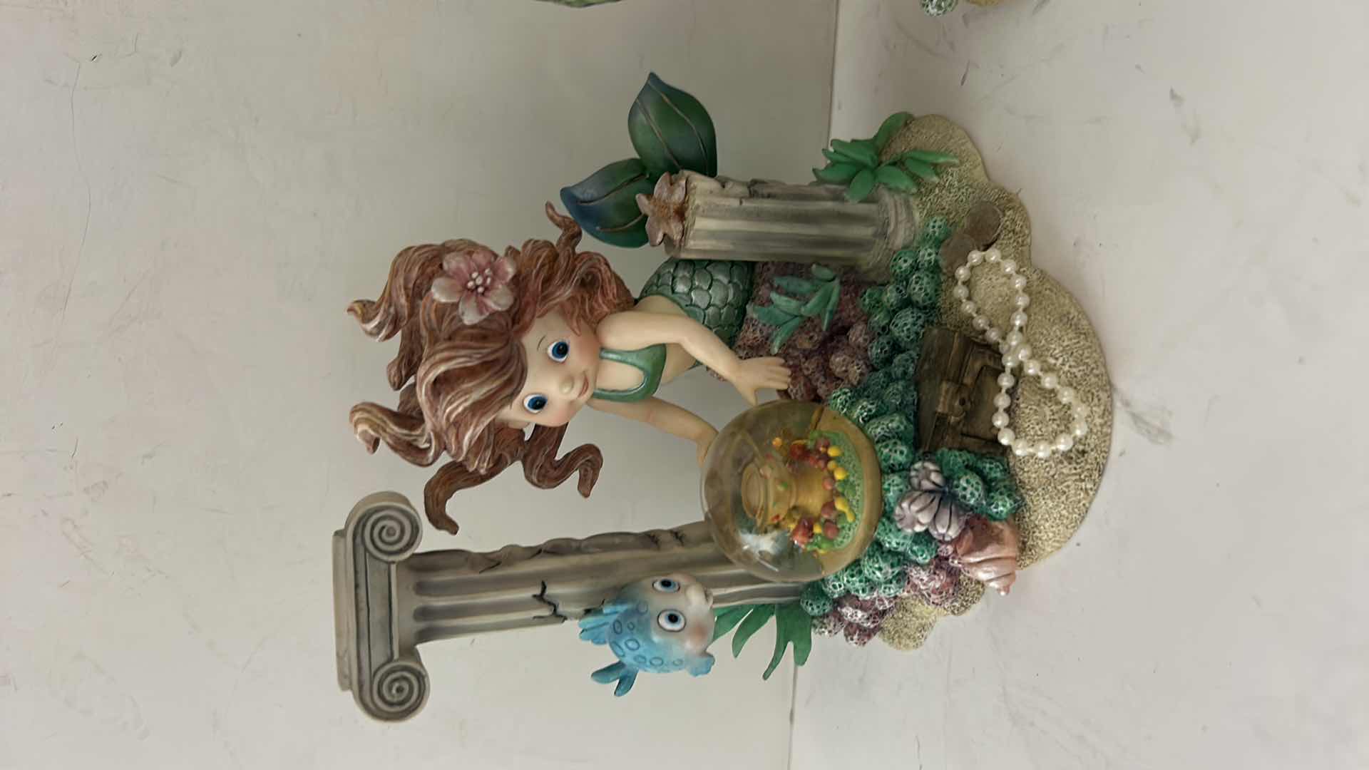 Photo 1 of 2 VINTAGE HAMILTON COLLECTION RAINBOW REEF HAND-PAINTED MERMAID FIGURINES