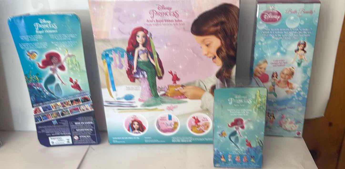 Photo 1 of 4- NIB DISNEY ATIEL PRINCESS DOLLS