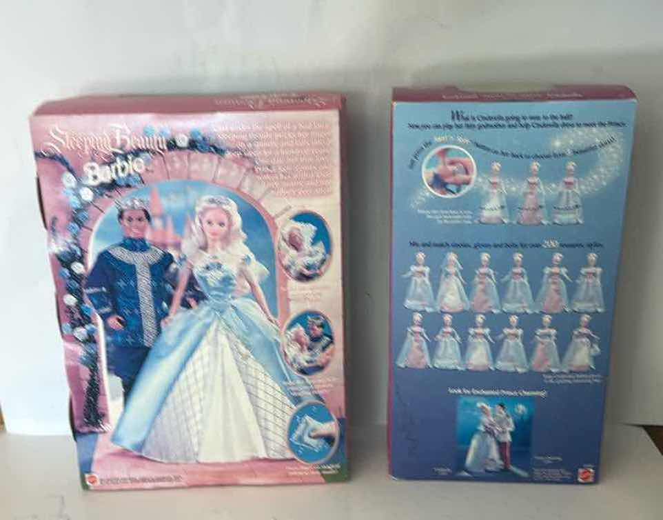 Photo 1 of 2- NIB SLEEPING BEAUTY & CINDERELLA DOLLS