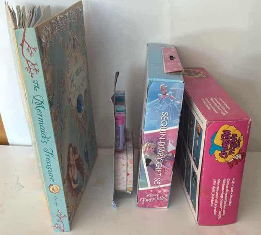 Photo 1 of 4- NIB DISNEY DIARY/LIP BALM/ MERMAID BOOK/ MERMAID