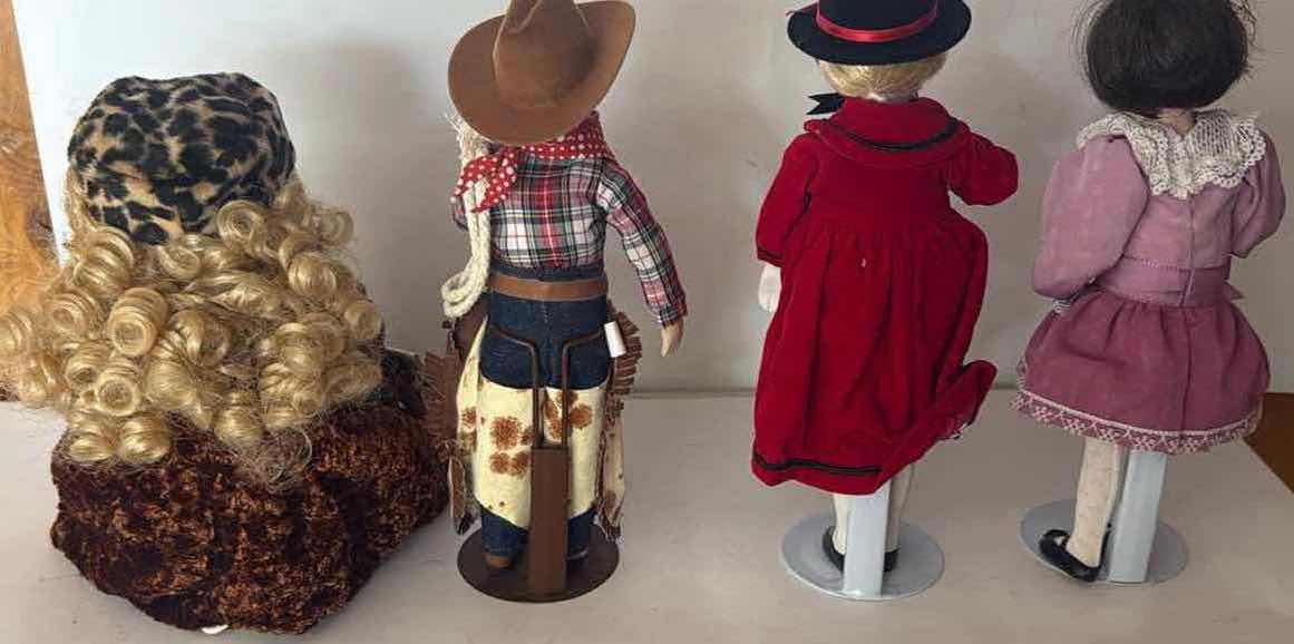 Photo 1 of 4- NEW PORCELAIN DOLLS