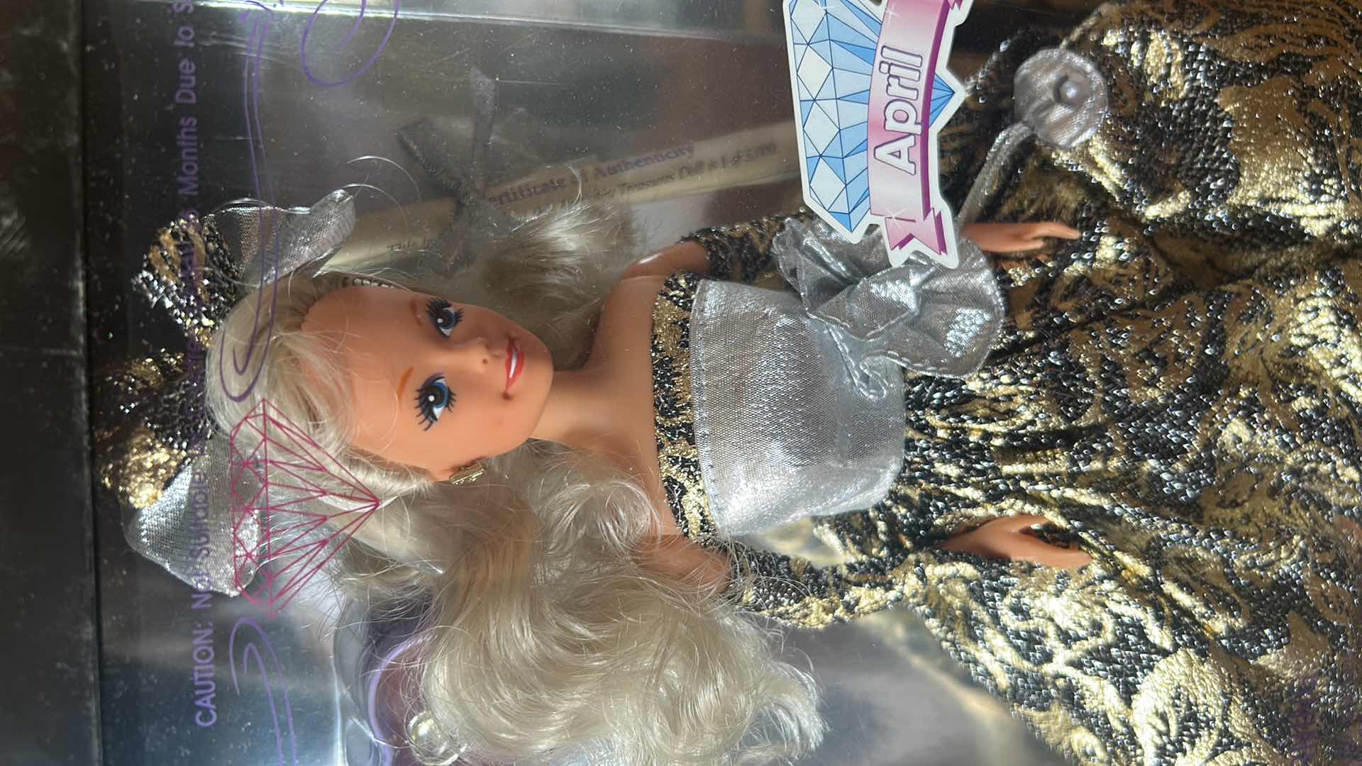 Photo 1 of NIB BIRTHDAY TREASURE APRIL LIMITED EDITION 1992 COLLECTABLE DOLL H 11.5