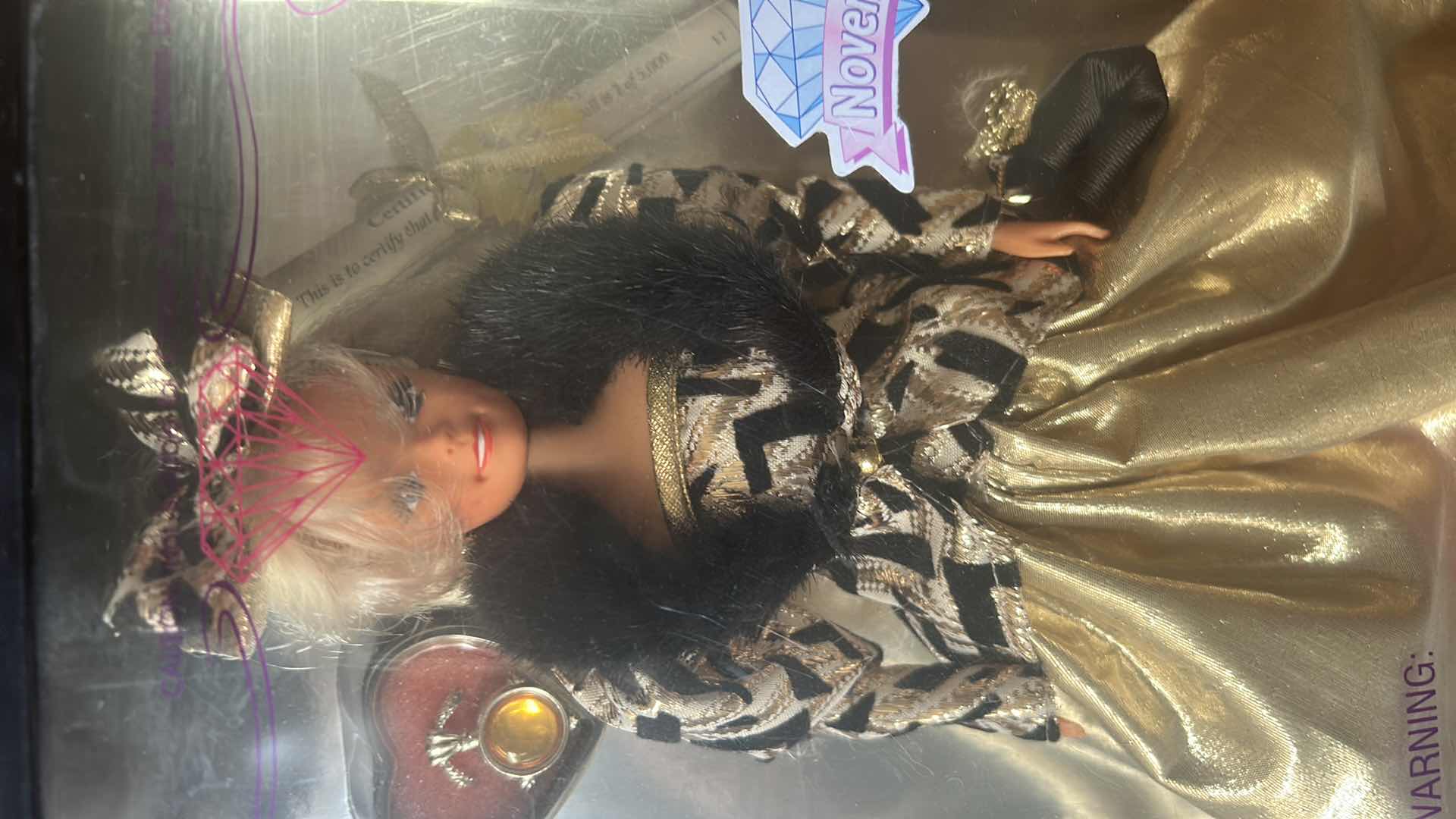 Photo 1 of BIRTHDAY TREASURE NOVEMBER LIMITED EDITION 1992 COLLECTABLE DOLL H 11.5 $40
