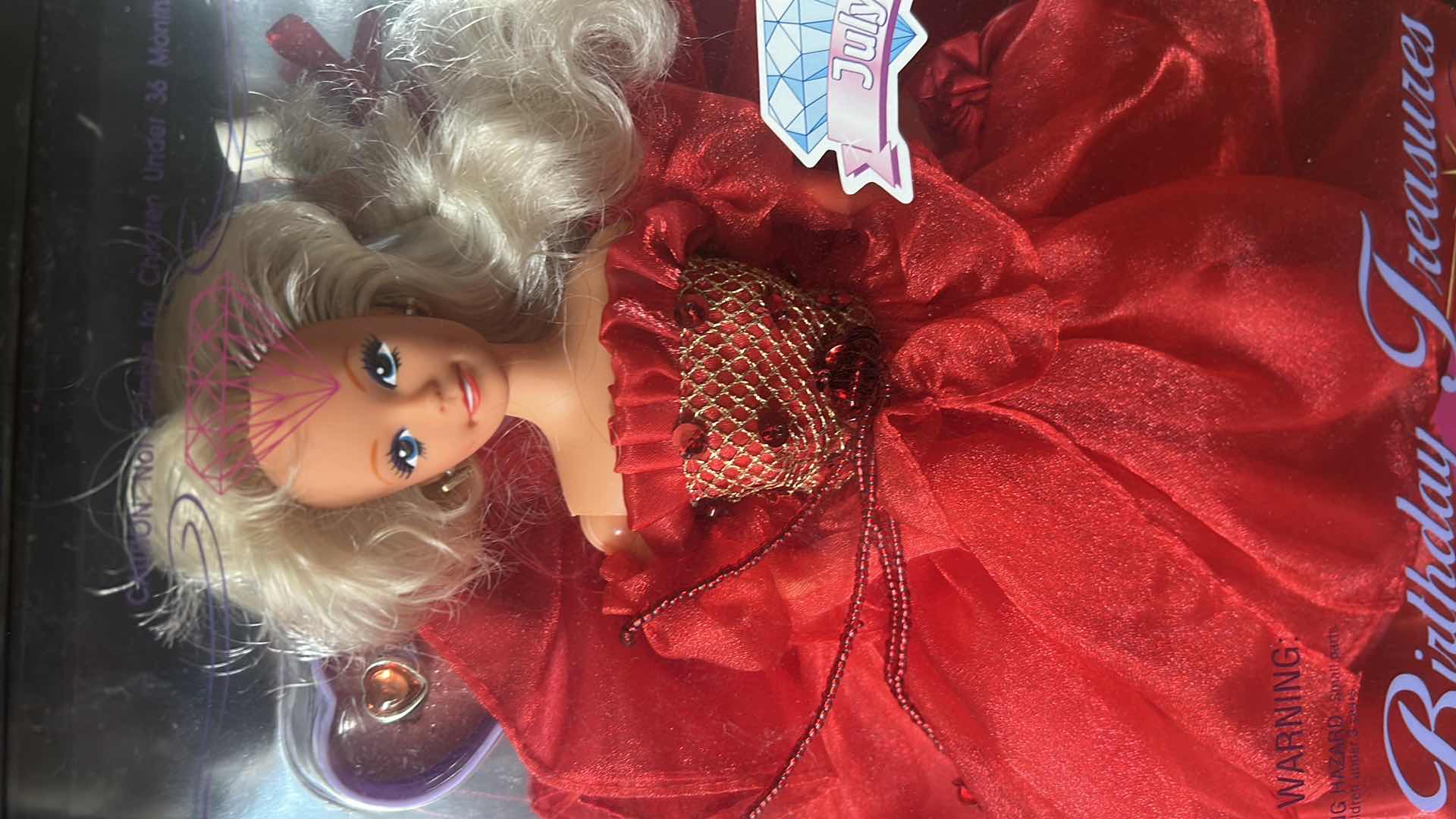 Photo 1 of BIRTHDAY TREASURE JULY LIMITED EDITION 1992 COLLECTABLE DOLL H 11.5 $40