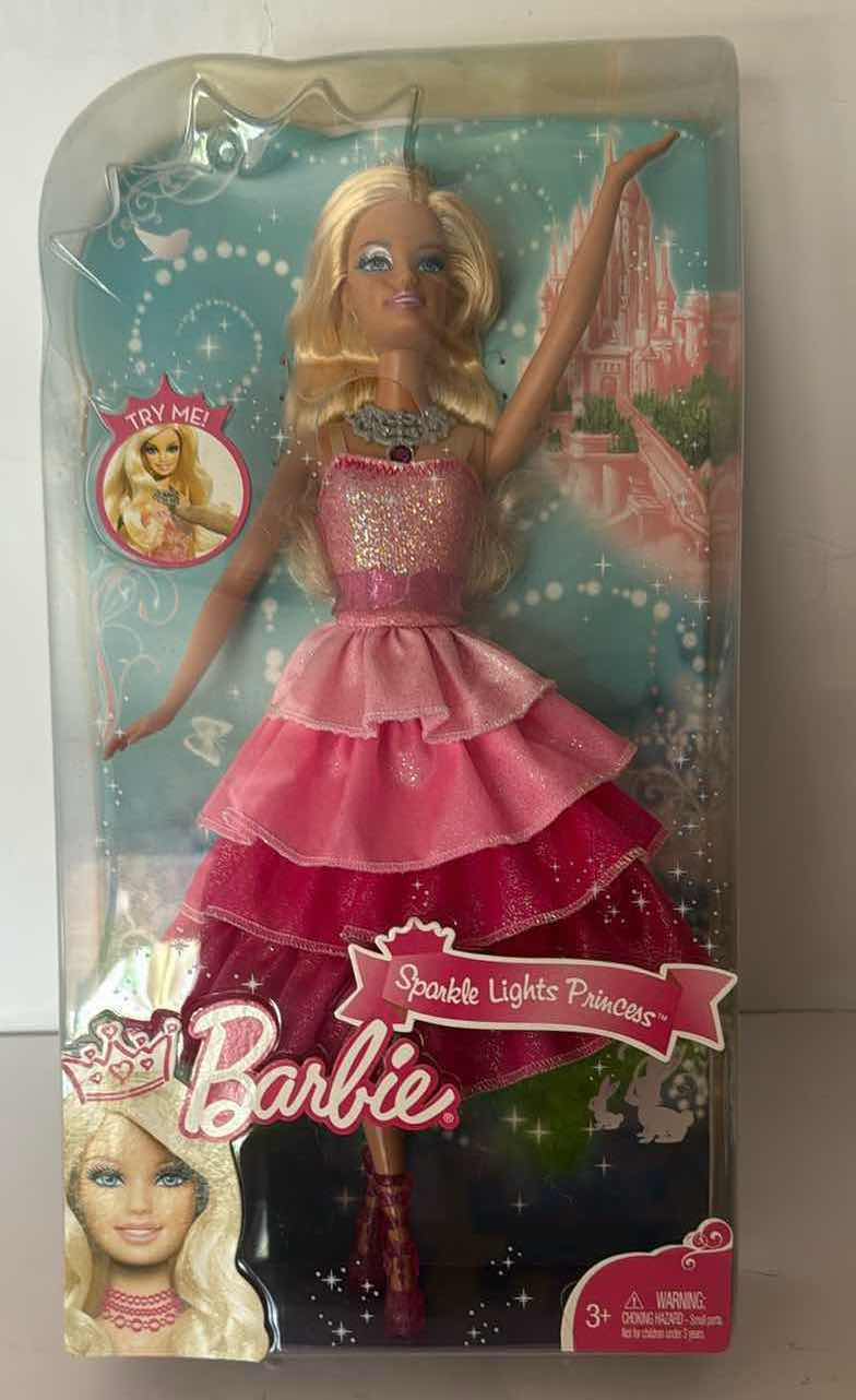 Photo 1 of NIB BARBIE SPARKLE LIGHTS PRINCESS DOLL