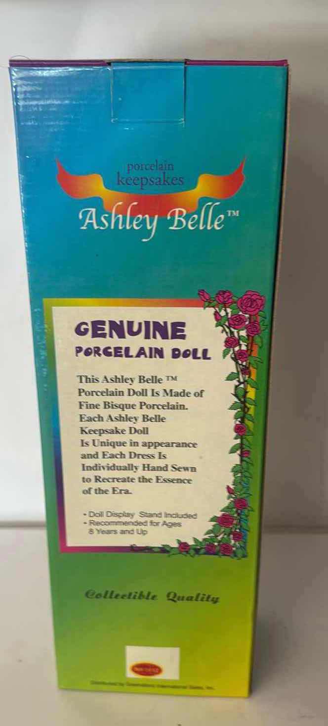 Photo 1 of NIB ASHLEY BELLE PORCELAIN DOLL W/ COA