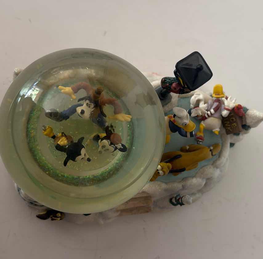Photo 1 of DISNEY MICKEY AND FRIENDS MUSICAL SNOWGLOBE WINTER WONDERLAND H 6” W 8”$40
