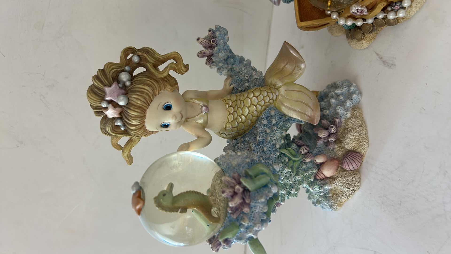 Photo 1 of 2 HAMILTON COLLECTION RAINBOW REEF HAND-PAINTED MERMAID FIGURINES