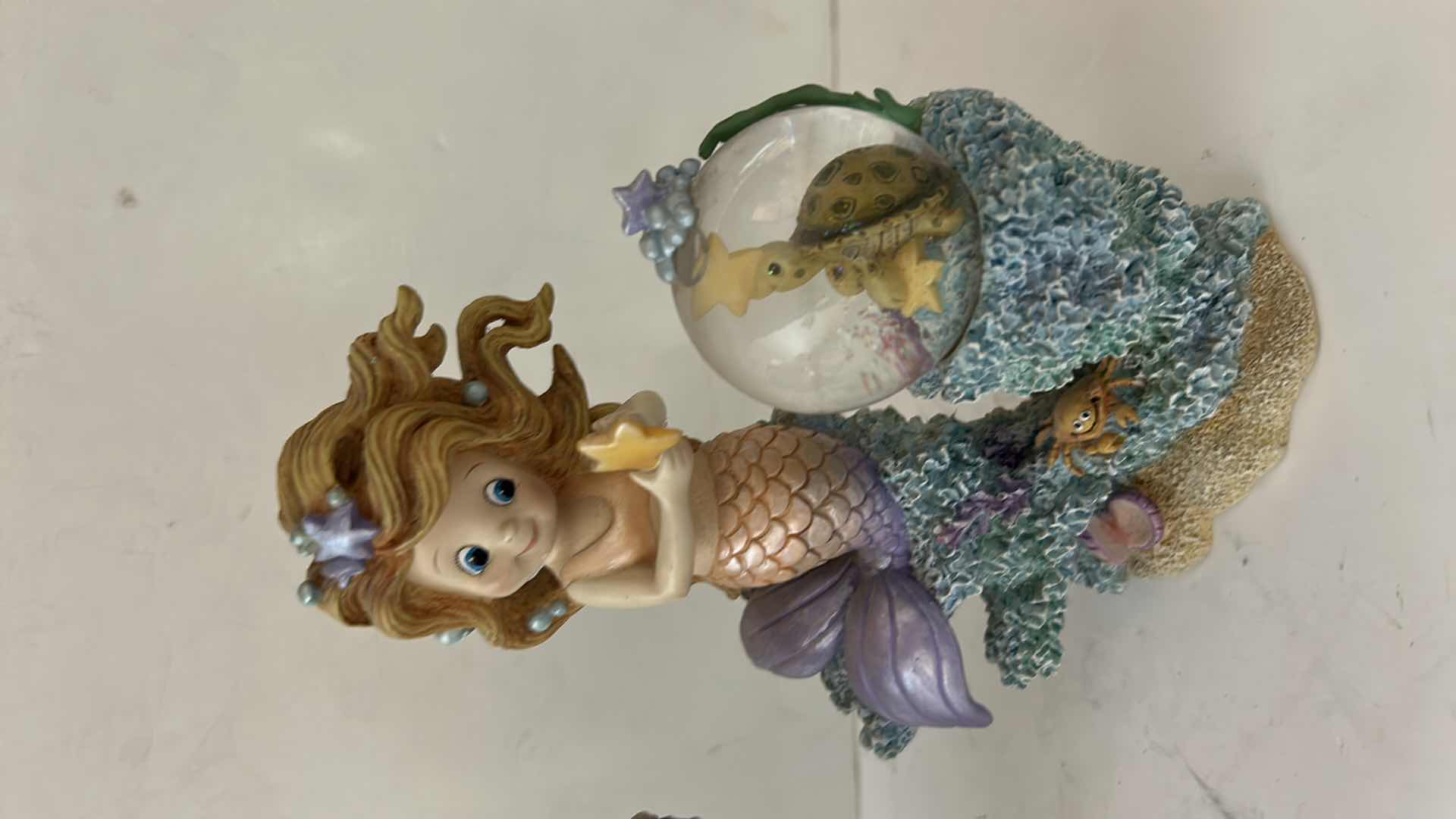 Photo 1 of 2 VINTAGE HAMILTON COLLECTION RAINBOW REEF HAND-PAINTED MERMAID FIGURINES $50