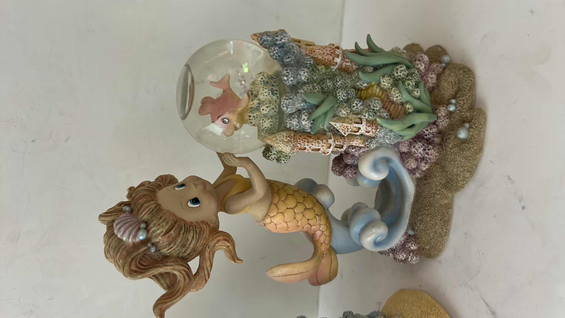 Photo 1 of 2 VINTAGE HAMILTON COLLECTION RAINBOW REEF HAND-PAINTED MERMAID FIGURINES