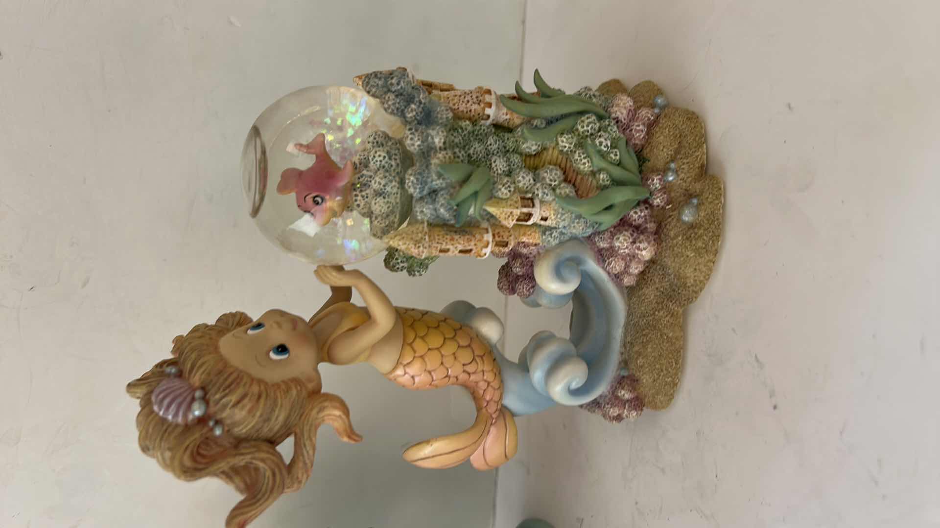 Photo 1 of 2 VINTAGE HAMILTON COLLECTION RAINBOW REEF HAND-PAINTED MERMAID FIGURINES