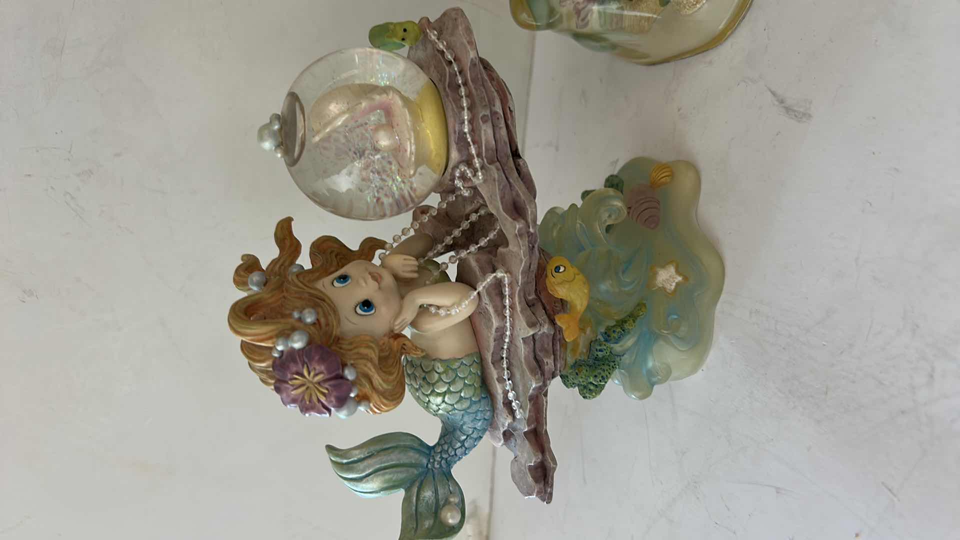 Photo 1 of 2 VINTAGE HAMILTON COLLECTION RAINBOW REEF HAND-PAINTED MERMAID FIGURINES