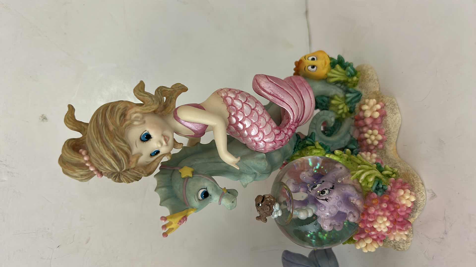 Photo 1 of 2 VINTAGE HAMILTON COLLECTION RAINBOW REEF HAND-PAINTED MERMAID FIGURINES $50