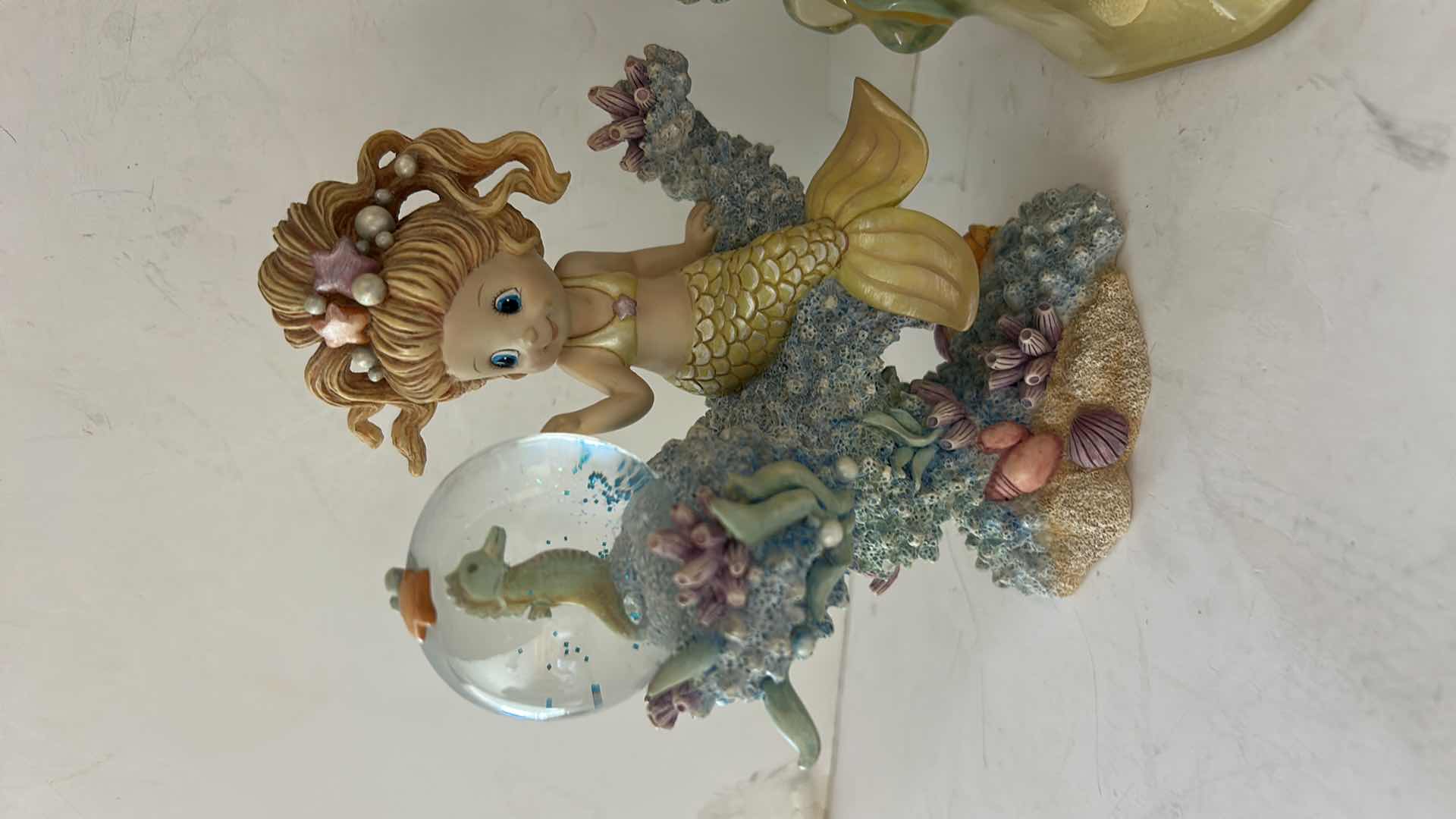 Photo 1 of 2 VINTAGE HAMILTON COLLECTION RAINBOW REEF HAND-PAINTED MERMAID FIGURINES