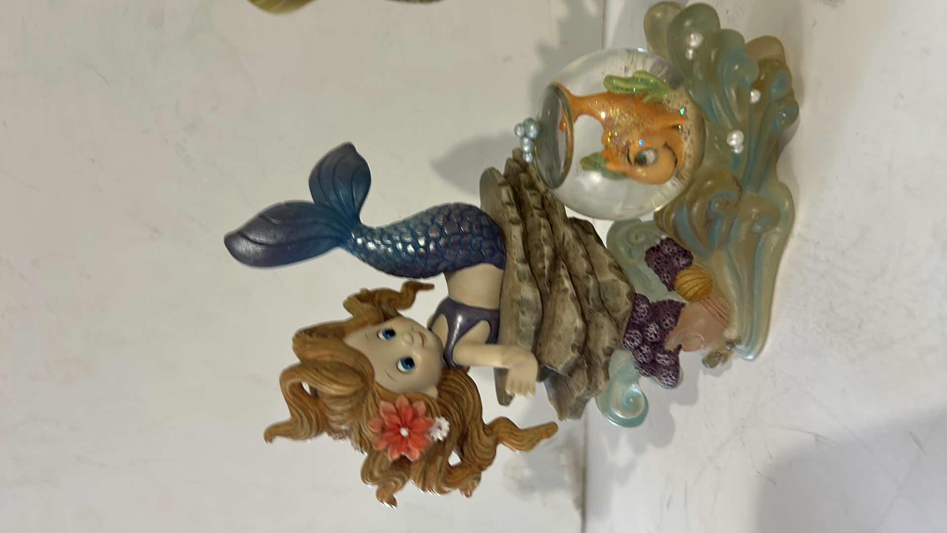 View 2 of 2 HAMILTON COLLECTION RAINBOW REEF MERMAID FIGURINES