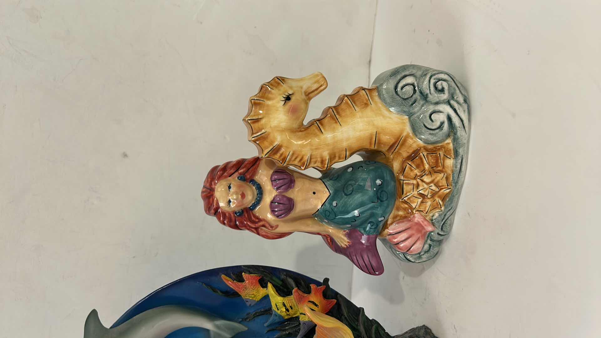 Photo 1 of 2 PC - MERMAID DECOR, FIGURINES, 1 IS SALT AND PEPPER SHAKER