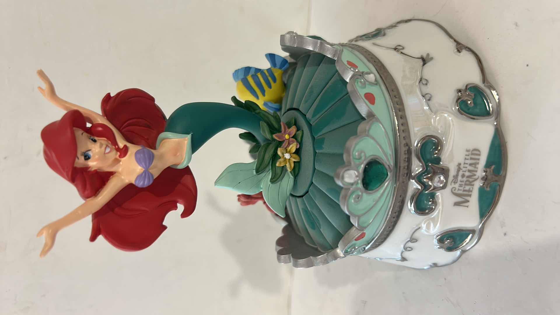 Photo 1 of DISNEY’S LITTLE MERMAID MUSIC BOX FIGURINE H6”