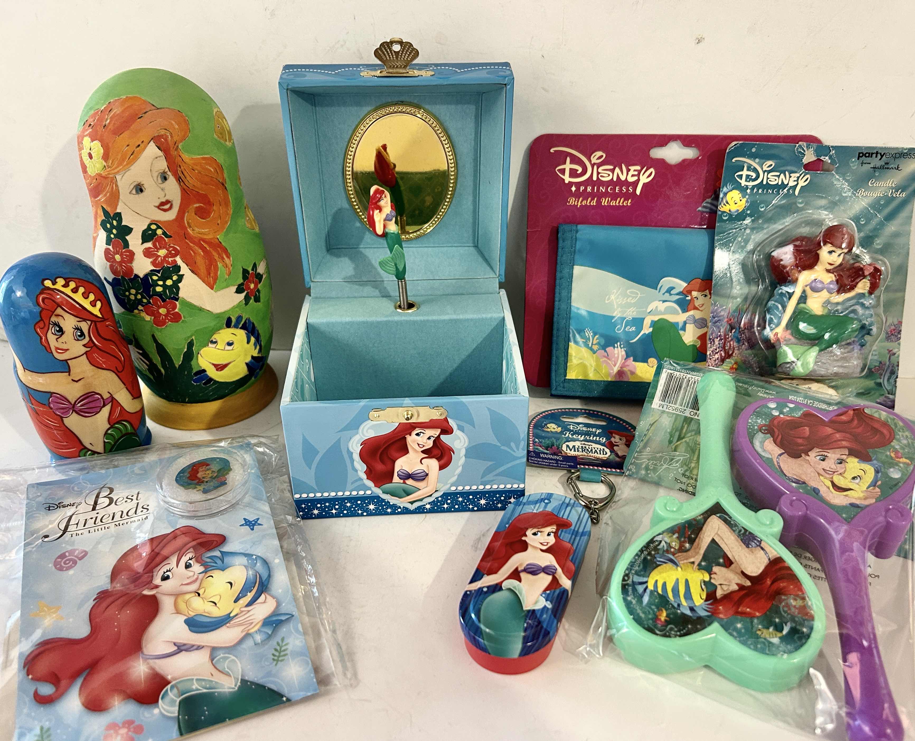 Photo 1 of 8 - DISNEY LITTLE MERMAID COLLECTIBLES