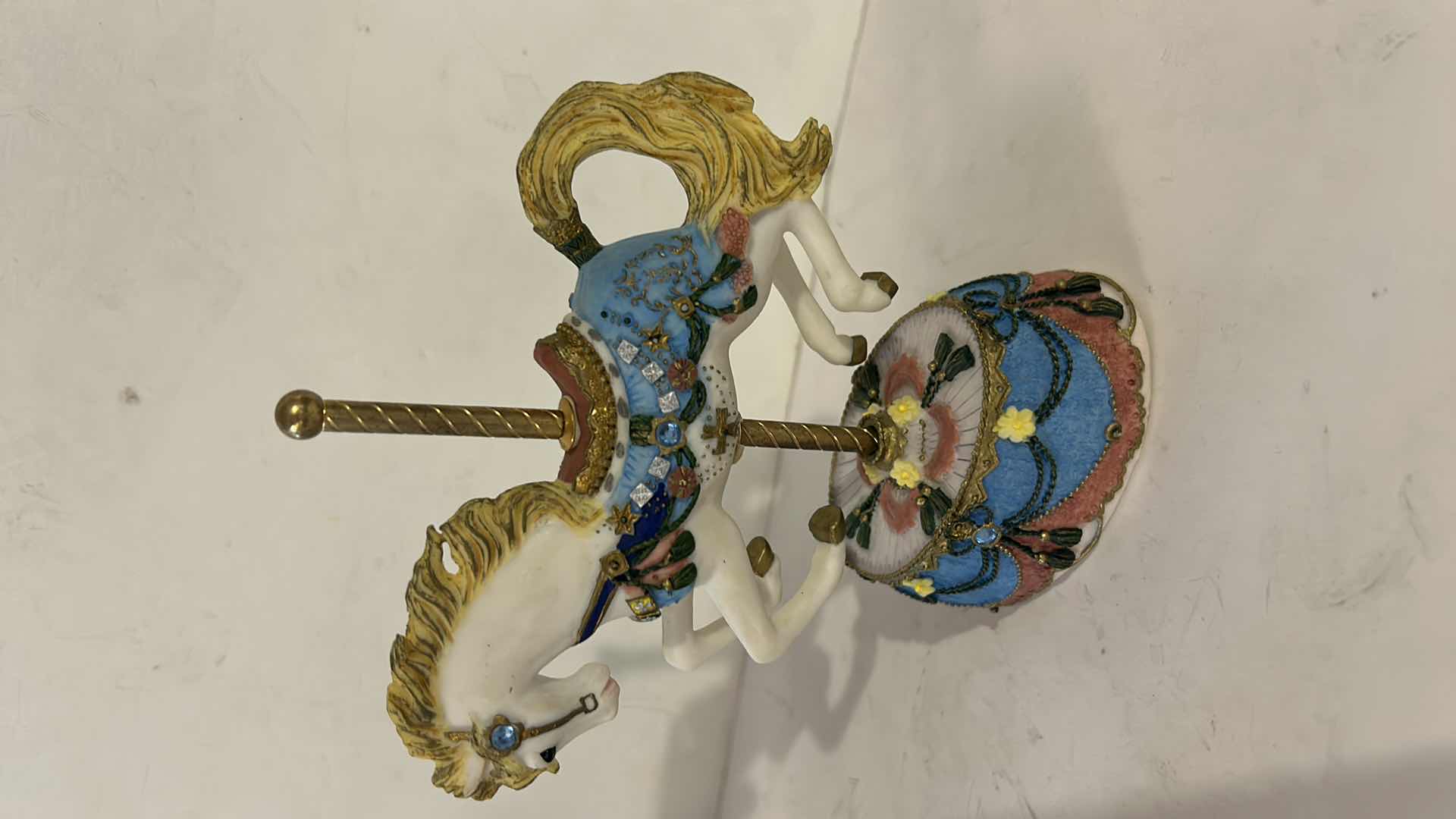 Photo 1 of 4 CAROUSEL HORSE FIGURINES AND MUSIC BOXES