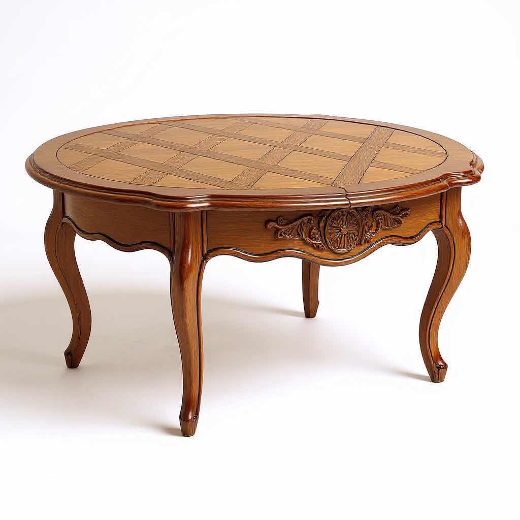 Photo 1 of OAK OVAL COFFEE TABLE 48”x28” H16”