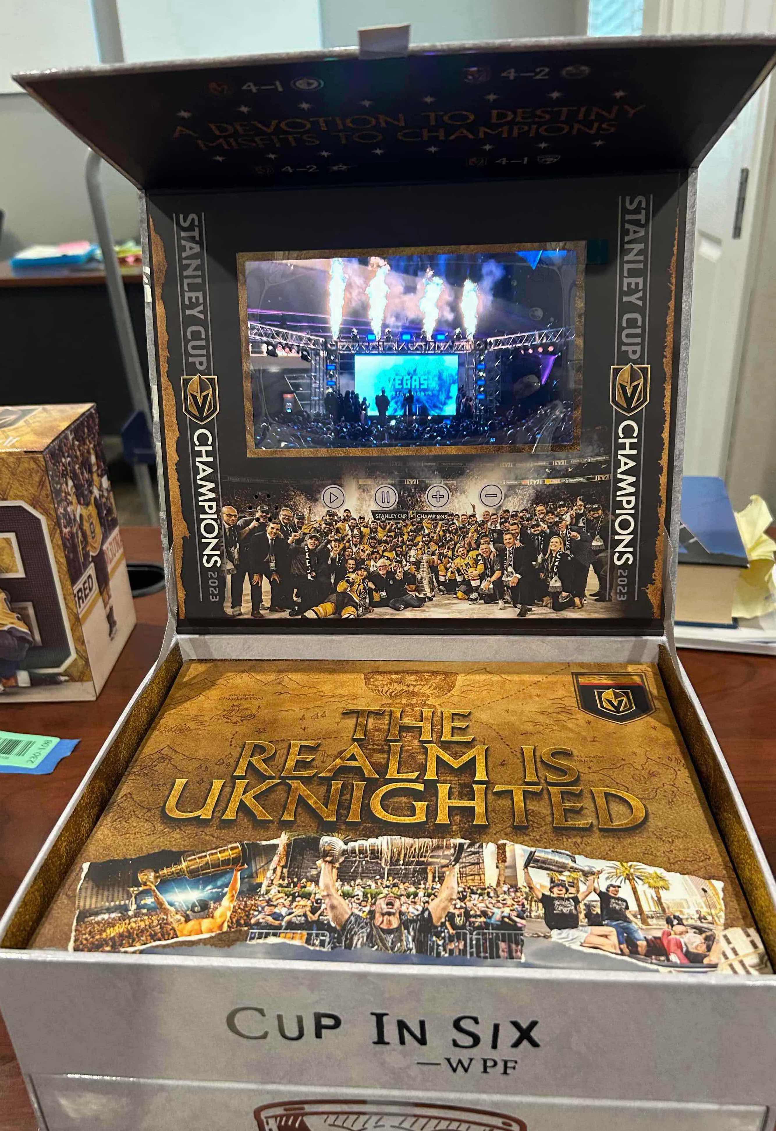 Photo 1 of COMMEMORATIVE BOX CELEBRATING THE VEGAS GOLDEN KNIGHTS 2023 STANLEY CUP