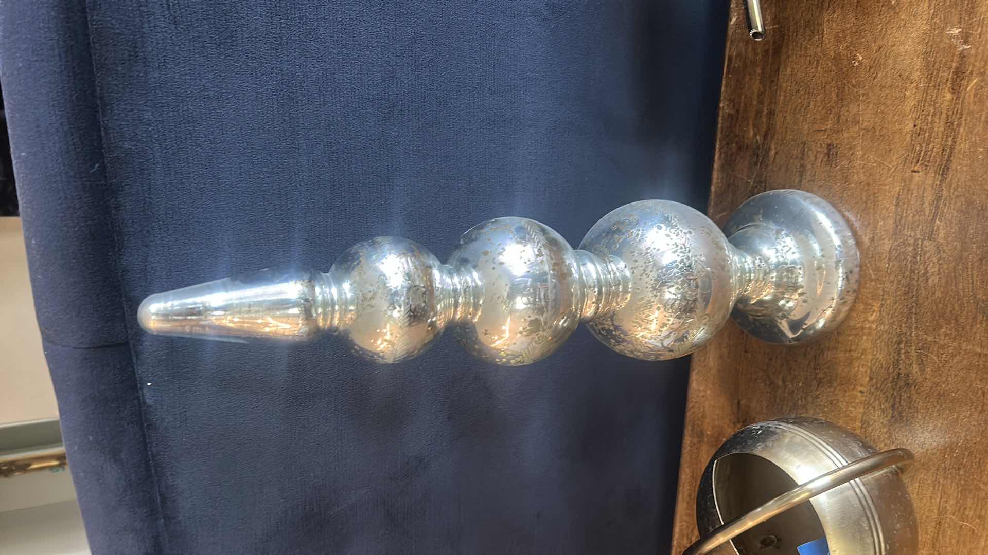 Photo 1 of 2 MERCURY GLASS  DECOR ITEMS H20”