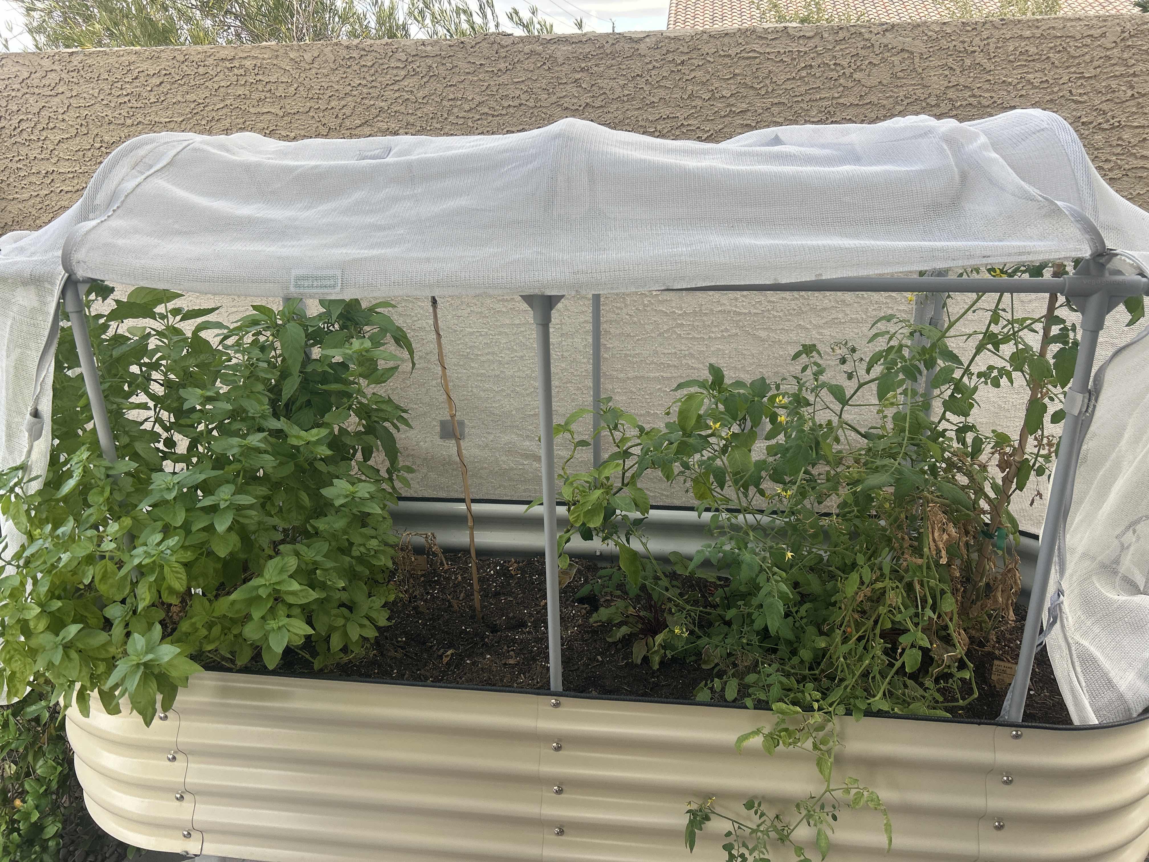 Photo 1 of VEGO GARDEN RAISED VEGETABLE GARDEN ON WHEELS WITH NETTING  2’ X 4' X H64” $350
