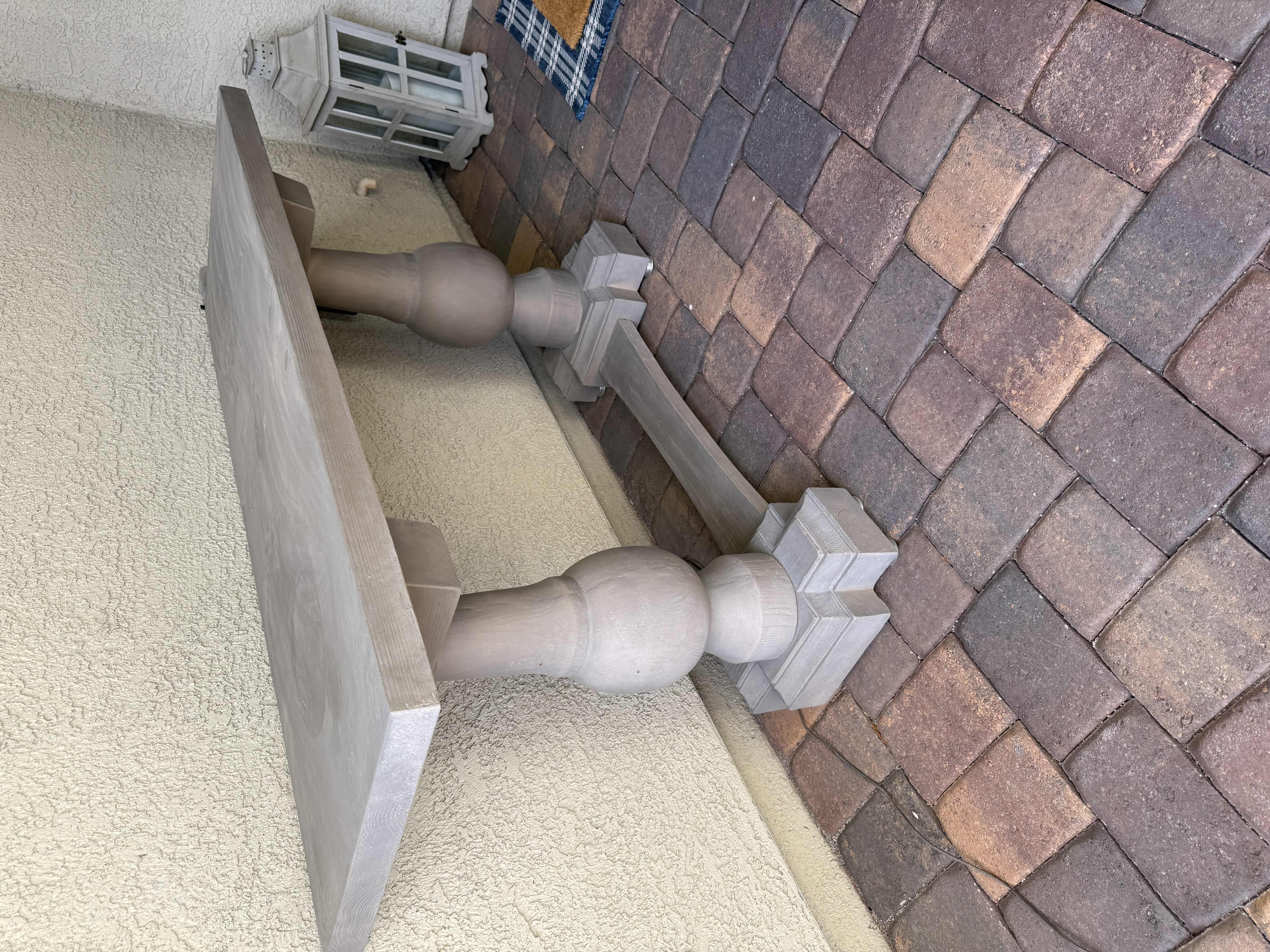 Photo 1 of HEAVY GREY CONCRETE BENCH 52”x15” H30”