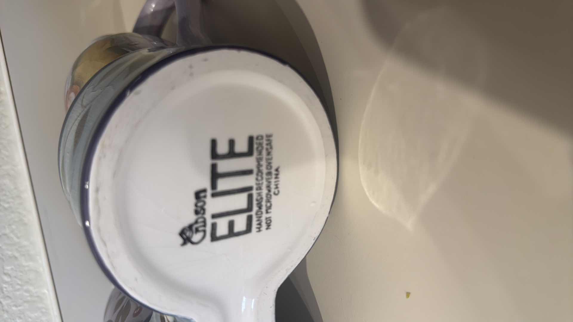 Photo 1 of GIBSON ELITE HAND-PAINTED "FRUIT" VINEGAR & OIL SET