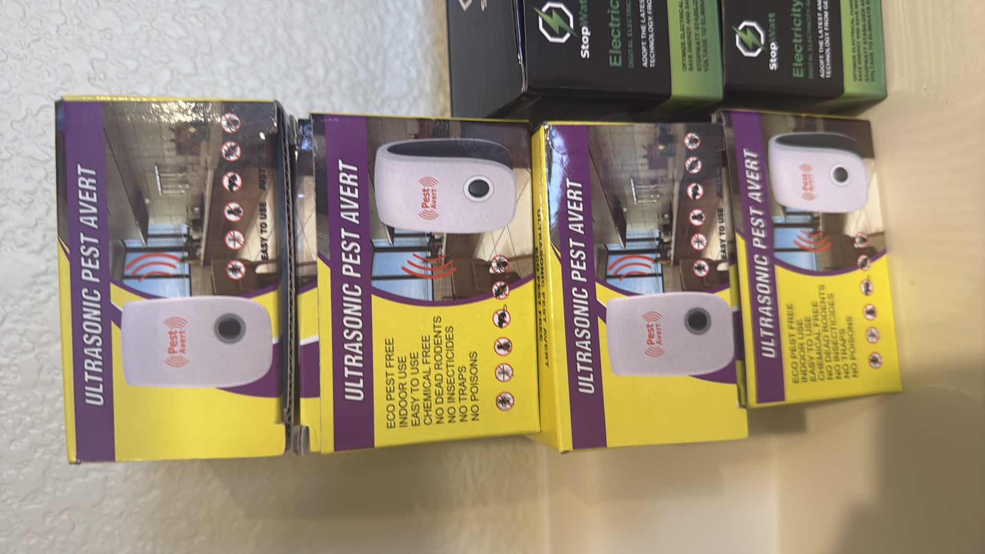 Photo 1 of 4-ULTRASONIC PEST AVERT, 2 ELECTRONIC SAVING BOX, 4-TGE SAFE ALARM