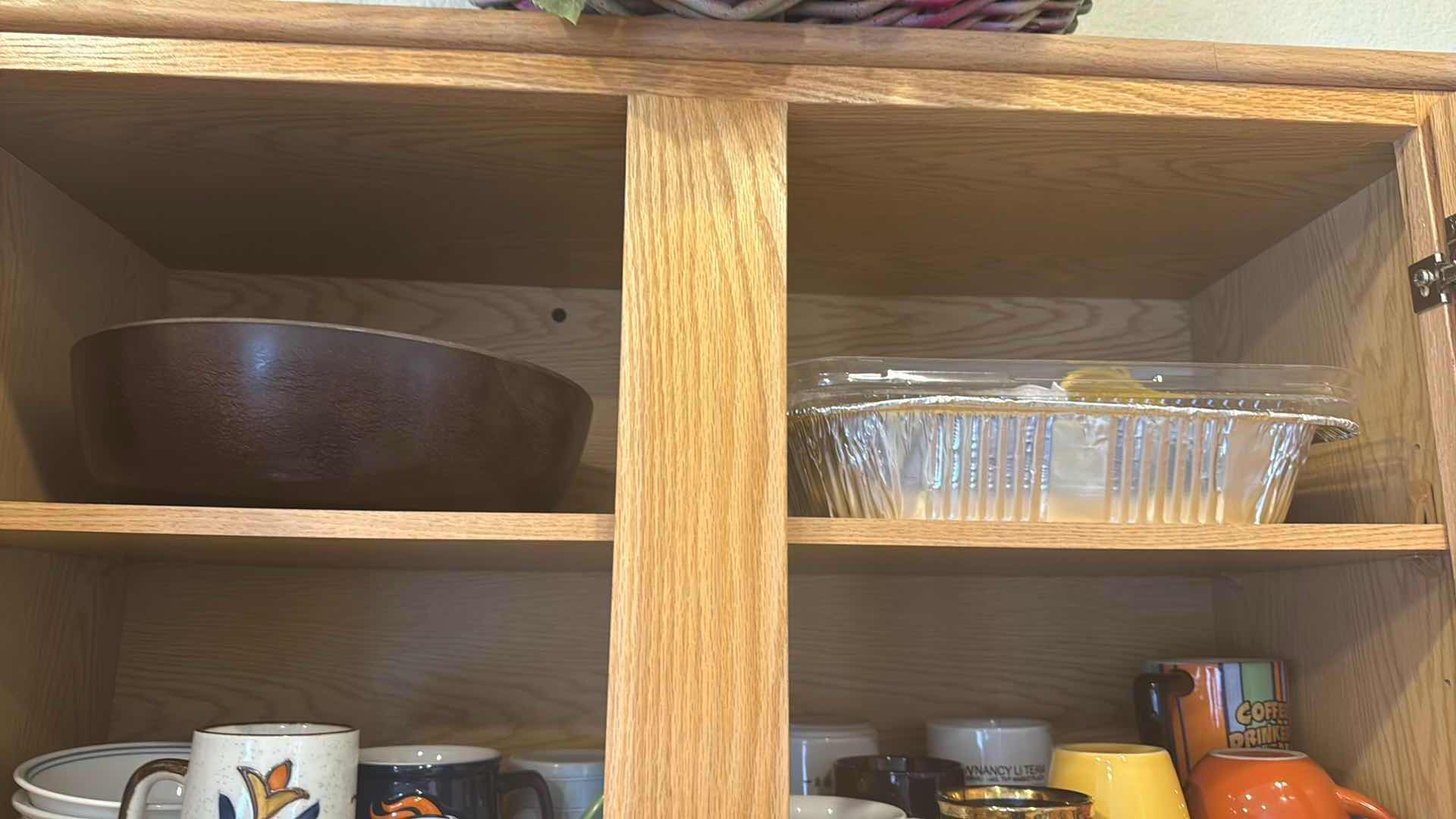 Photo 1 of CONTENTS OF KITCHEN CABINETS -DISHES, BOWLS