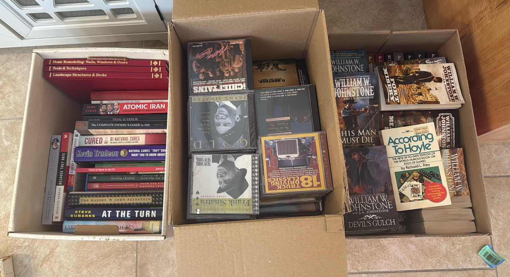 Photo 1 of 3-BOXES W BOOKS & CD’S