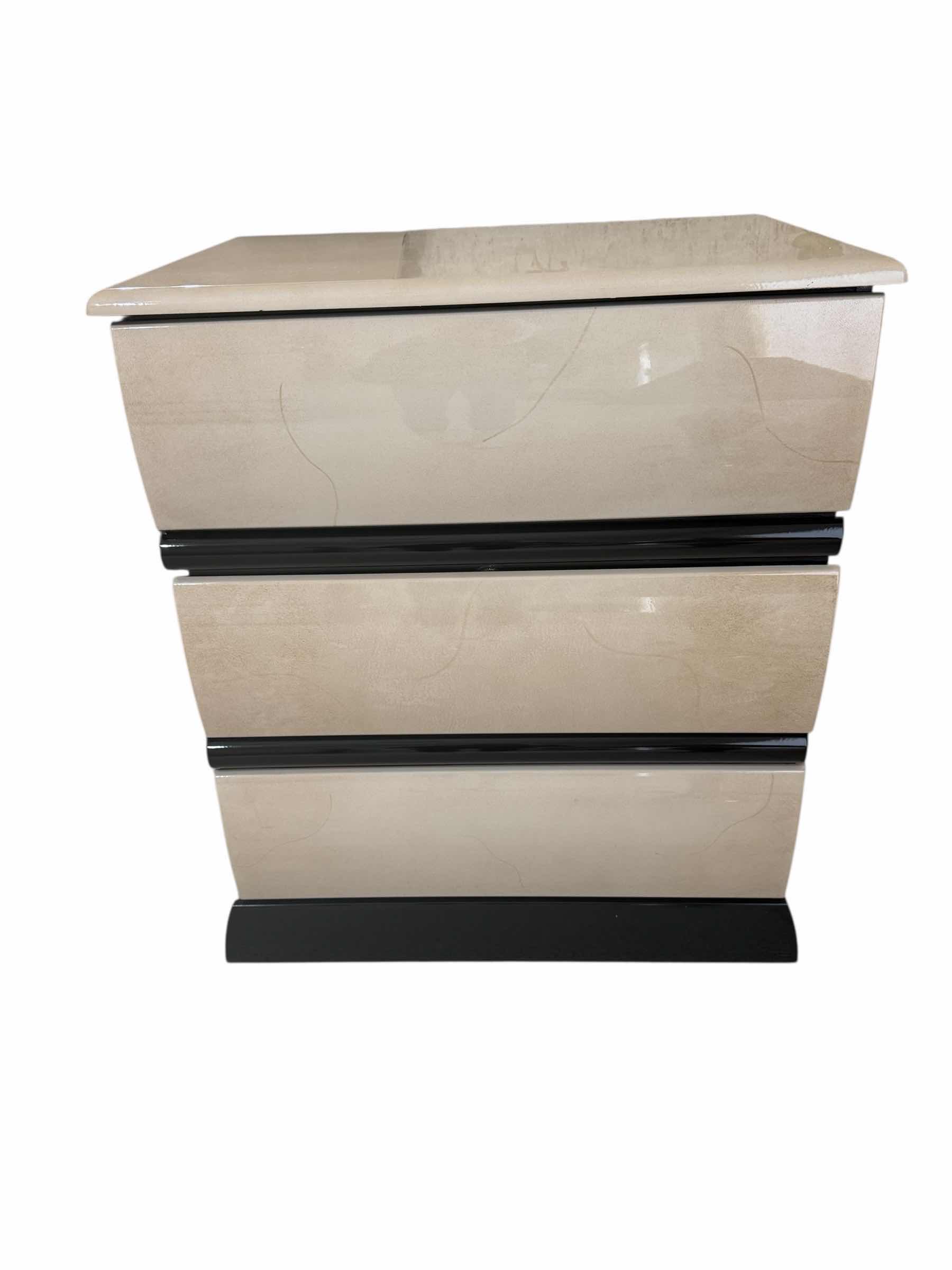 Photo 1 of MILLENNIUM MODERN 3 DRAWER NIGHT STAND 25” x 17” H28”