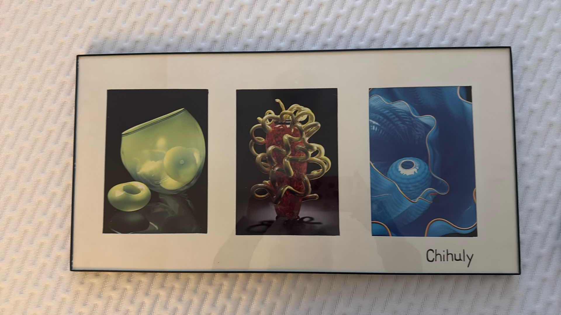 Photo 1 of FRAME "CHIHULY" ARTWORK 20” x 10”