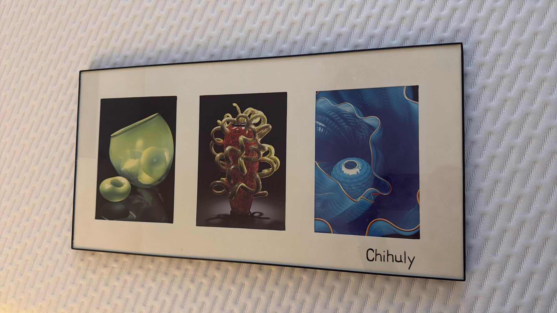 Photo 1 of FRAME "CHIHULY" ARTWORK 20” x 10”