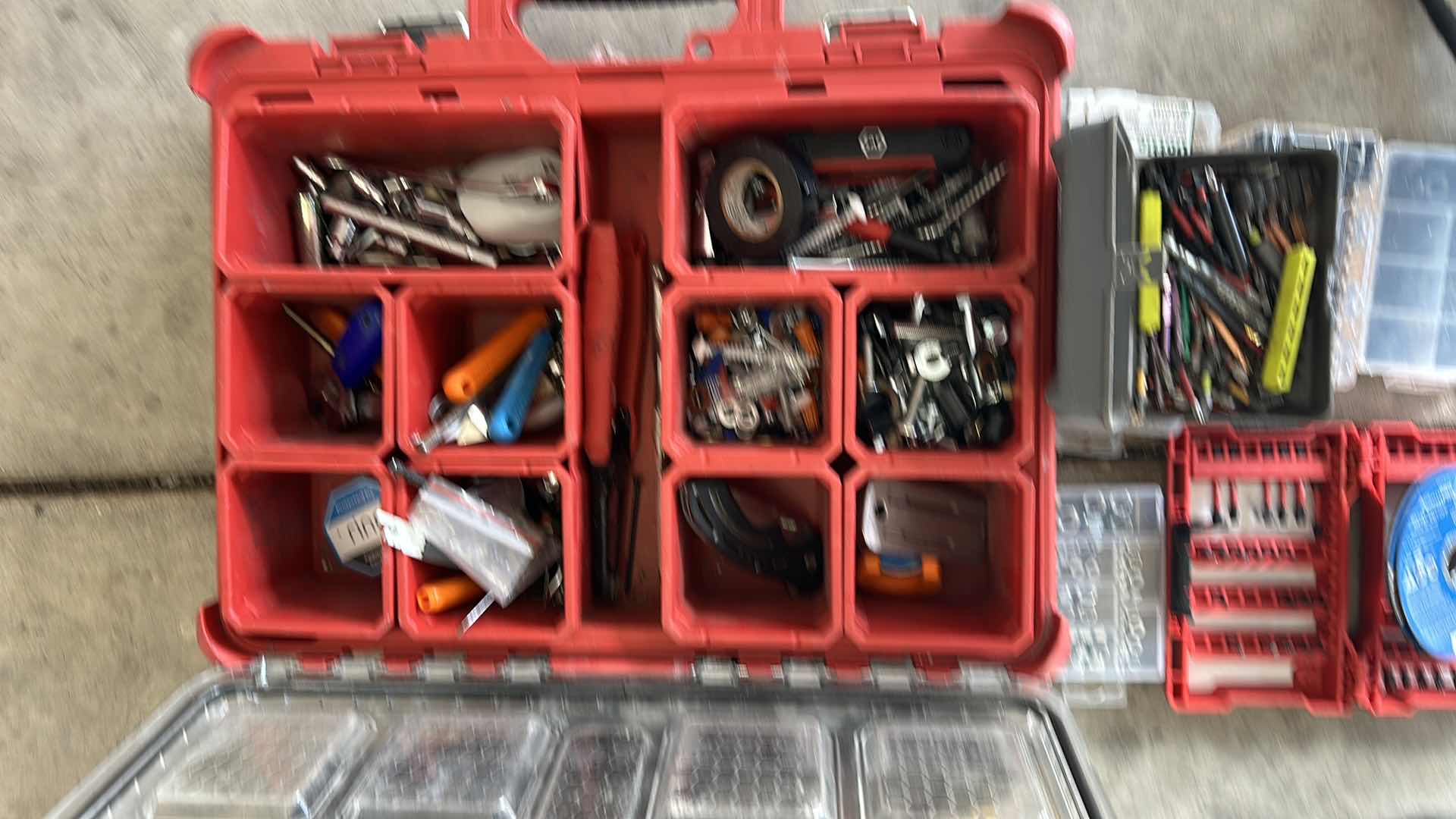 Photo 1 of GARAGE ITEMS TOOLS SCREWS NUTS BOLTS