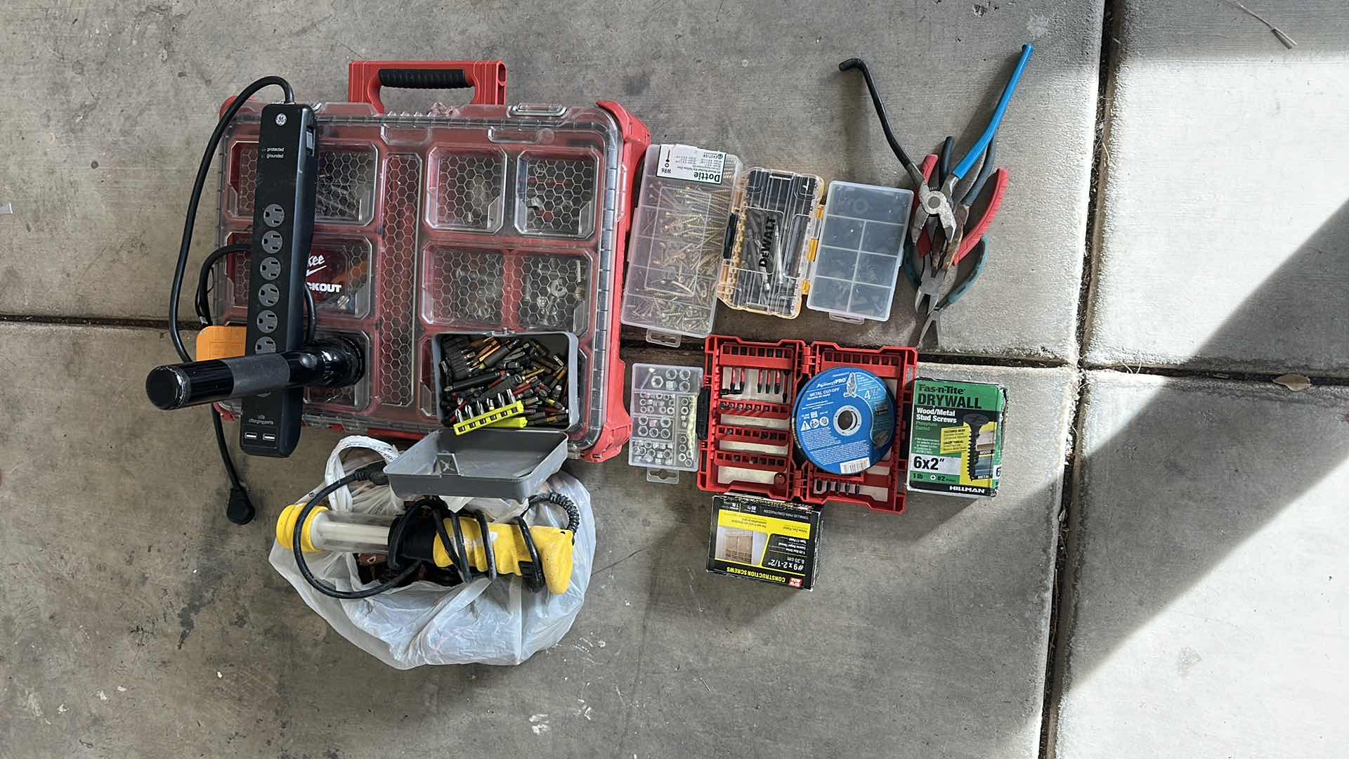 Photo 1 of GARAGE ITEMS TOOLS SCREWS NUTS BOLTS