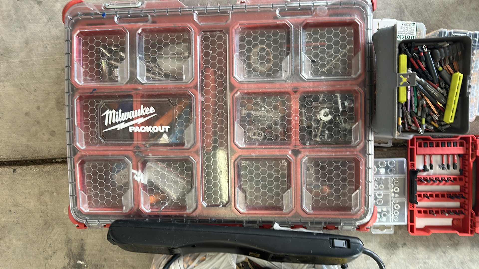 Photo 1 of GARAGE ITEMS TOOLS SCREWS NUTS BOLTS