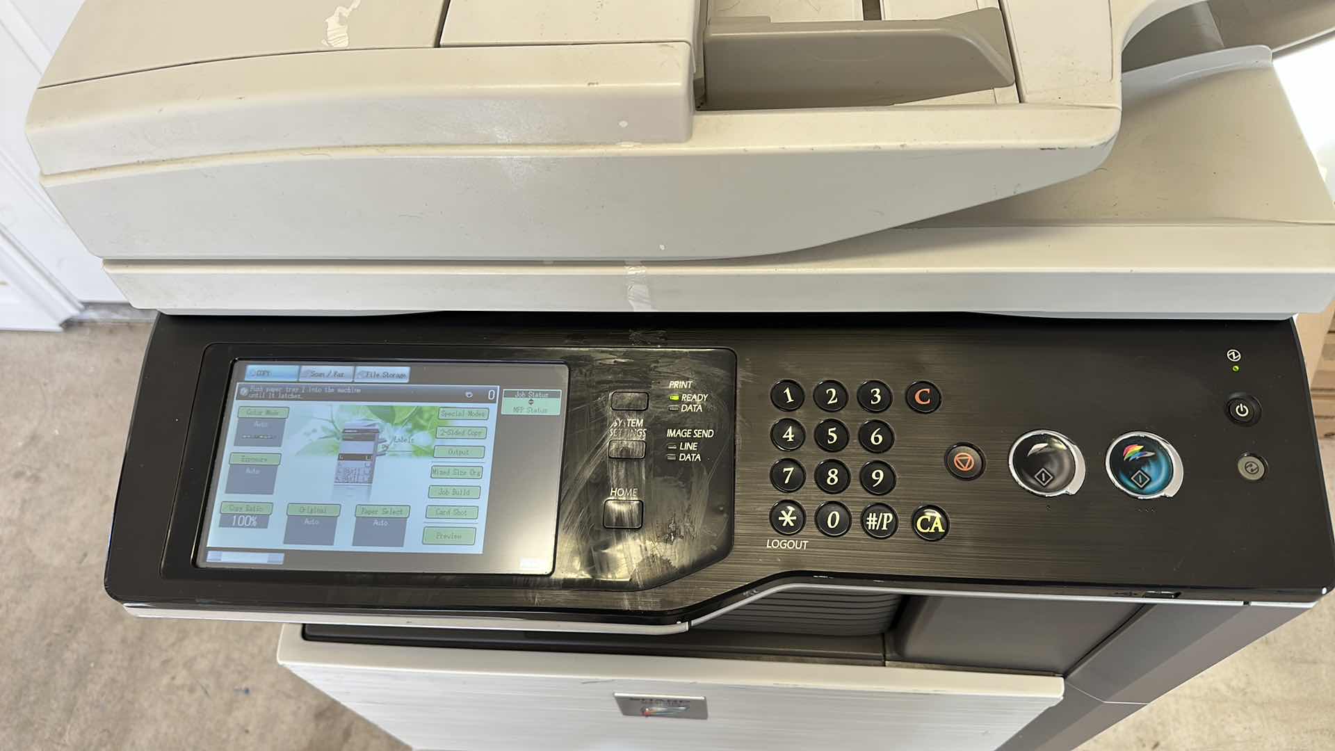 Photo 1 of SHARP MX5001N COLOR MULTIFUNCTION PRINTER/COPIER SYSTEM