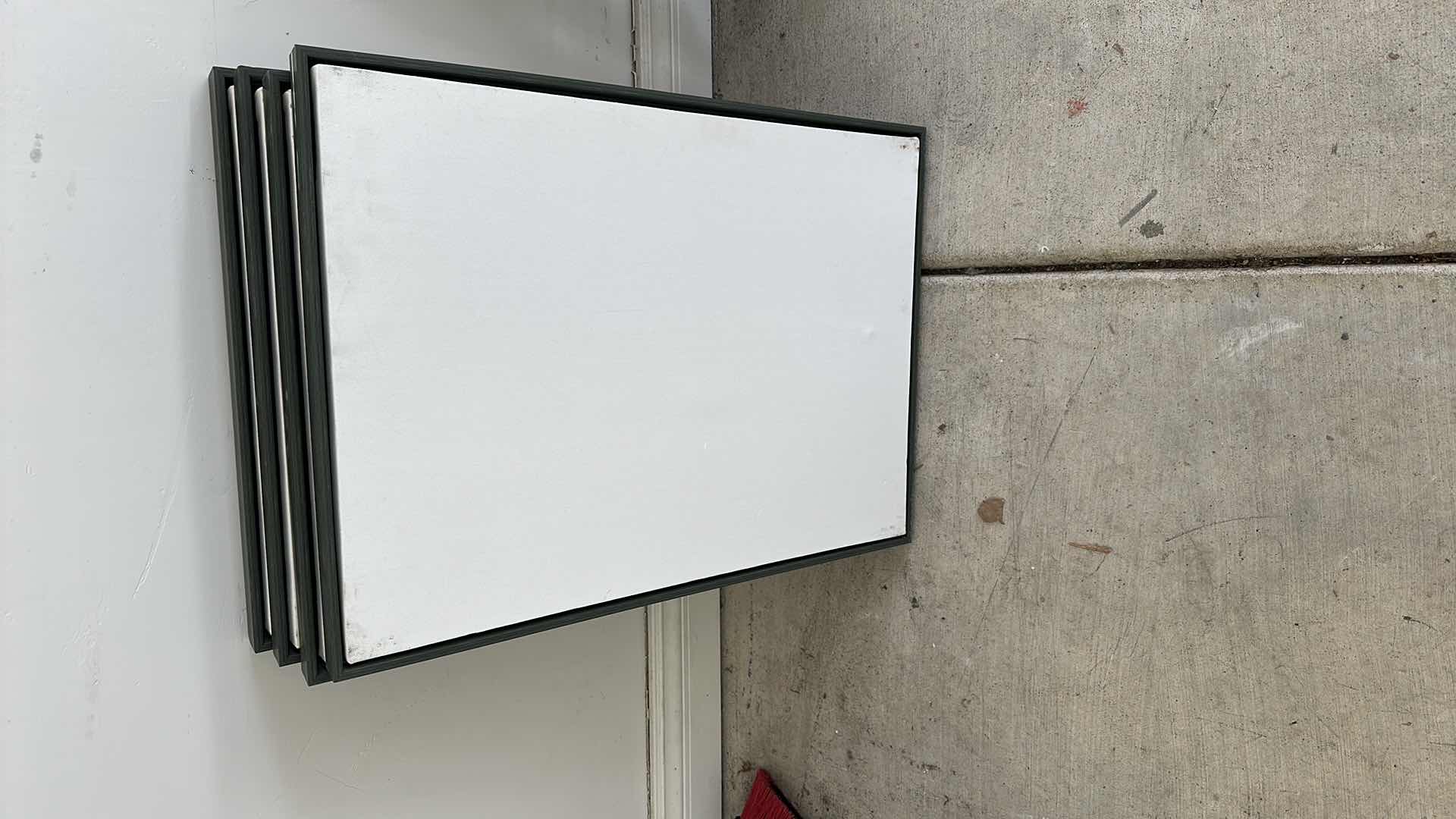 Photo 1 of 4 METAL FRAMES WITH CANVAS FACE