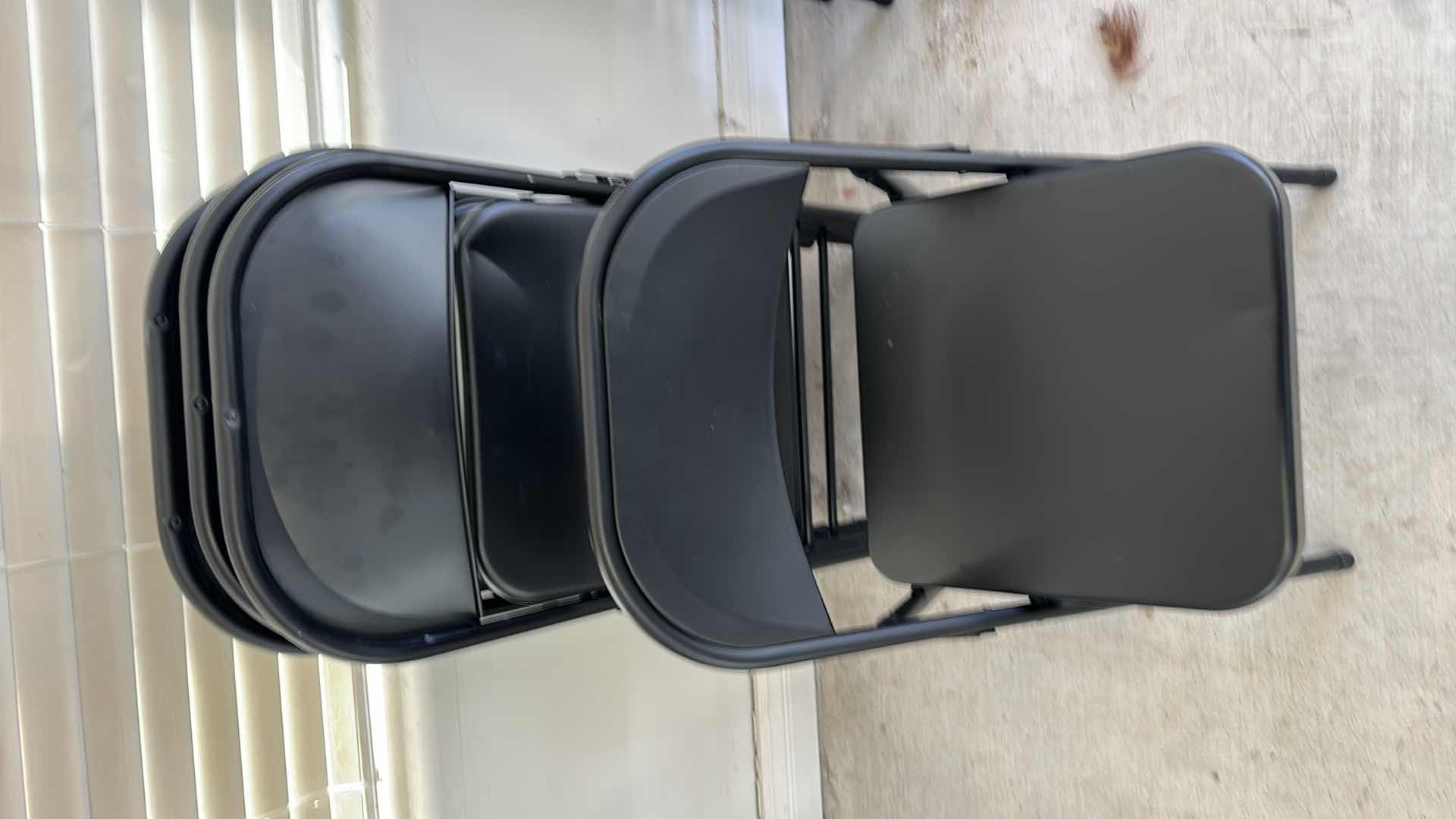 Photo 1 of 4-COSCO BLACK FOLDING CHAIRS