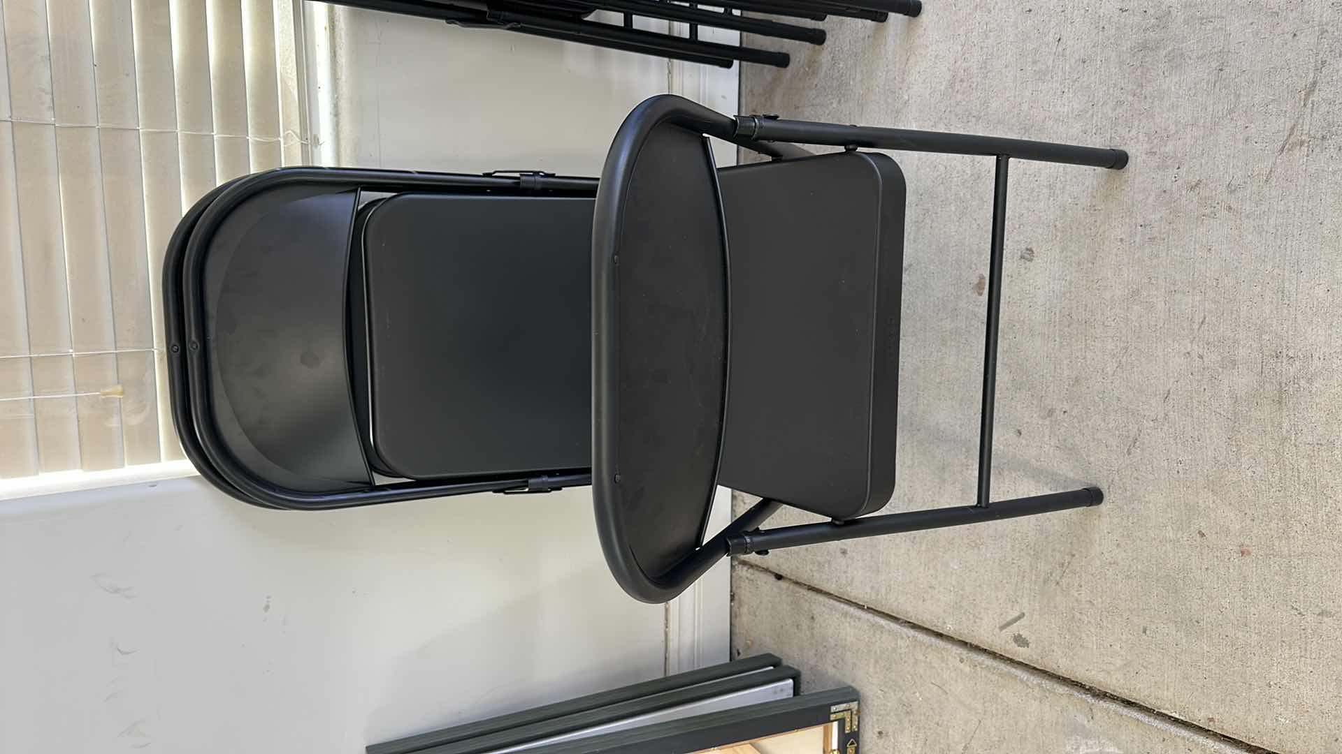 Photo 1 of 3 COSCO BLACK FOLDING CHAIRS