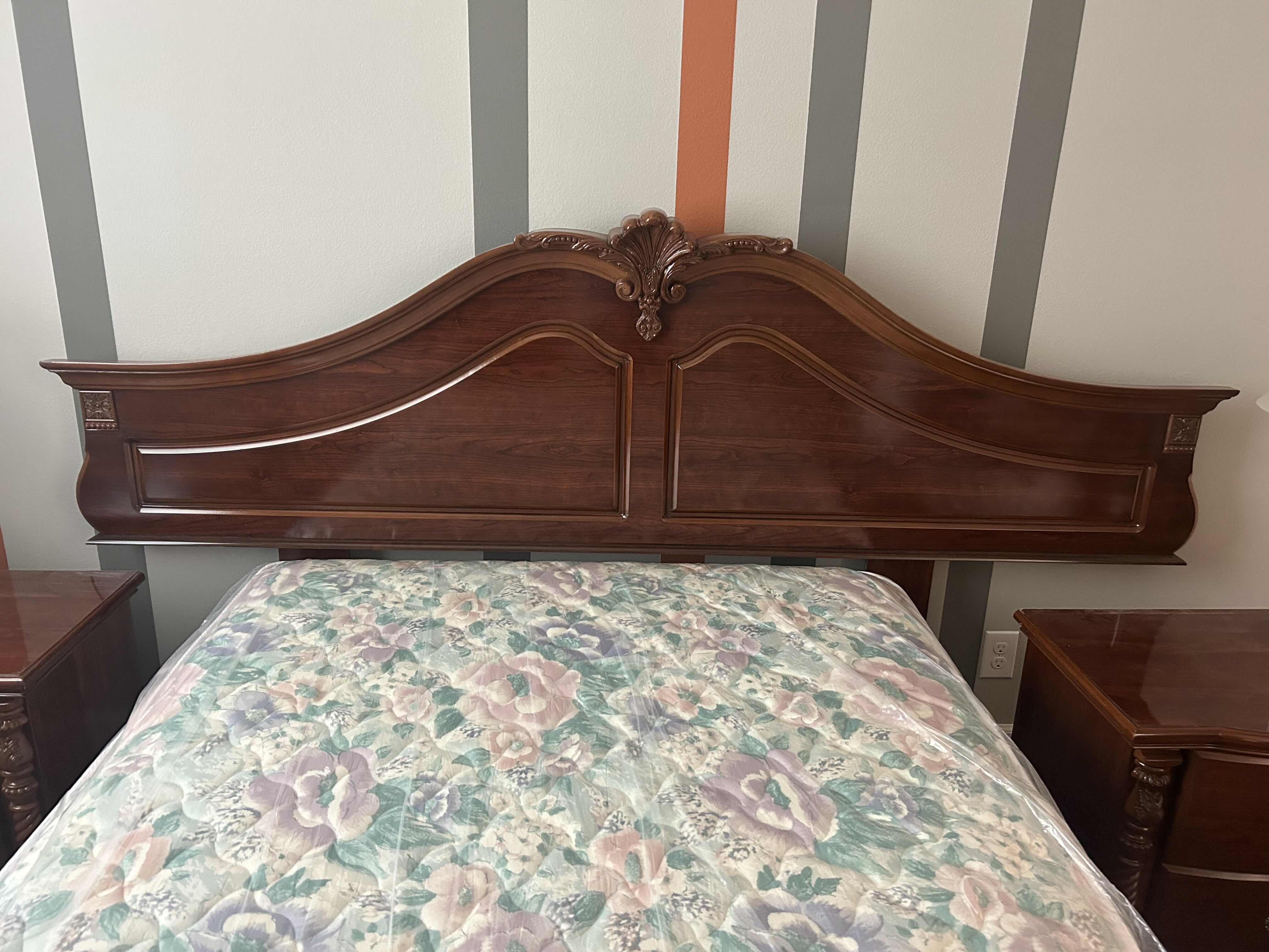 Photo 1 of CHERRYWOOD KING HEADBOARD (MATTRESS SOLD SEPARATELY)