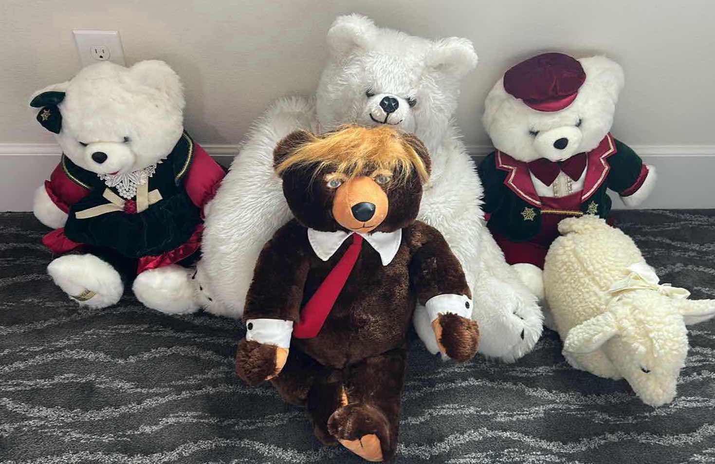 Photo 1 of 5- PLUSHIES BEAR LAMB